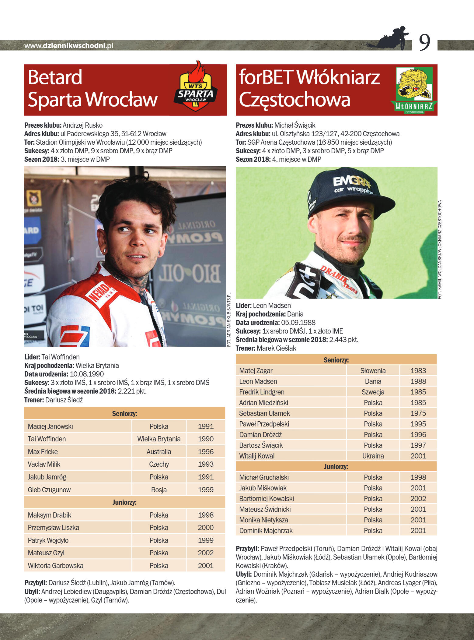 Dziennik Żużlowy - strona 9
