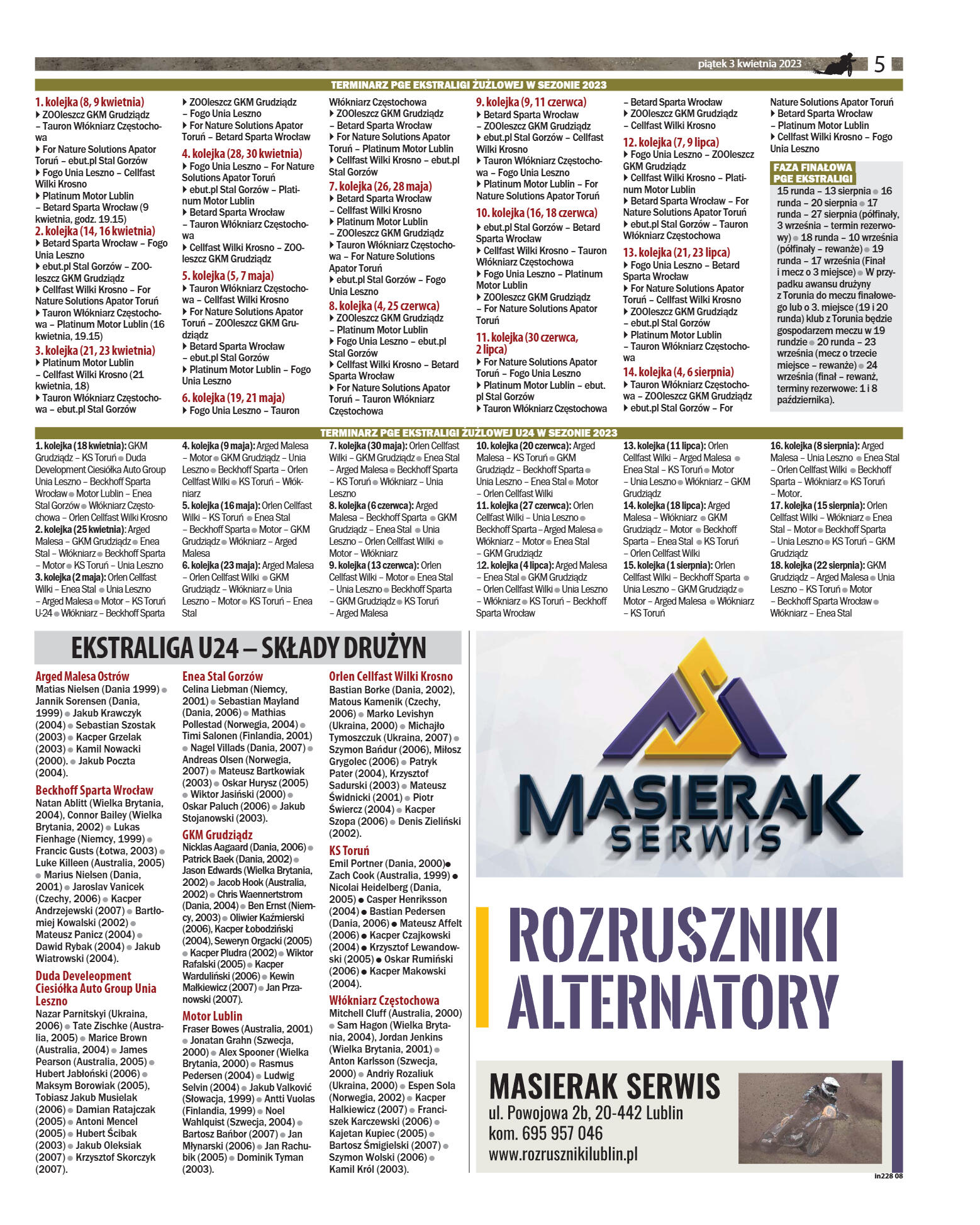 Dodatek żużlowy - strona 5