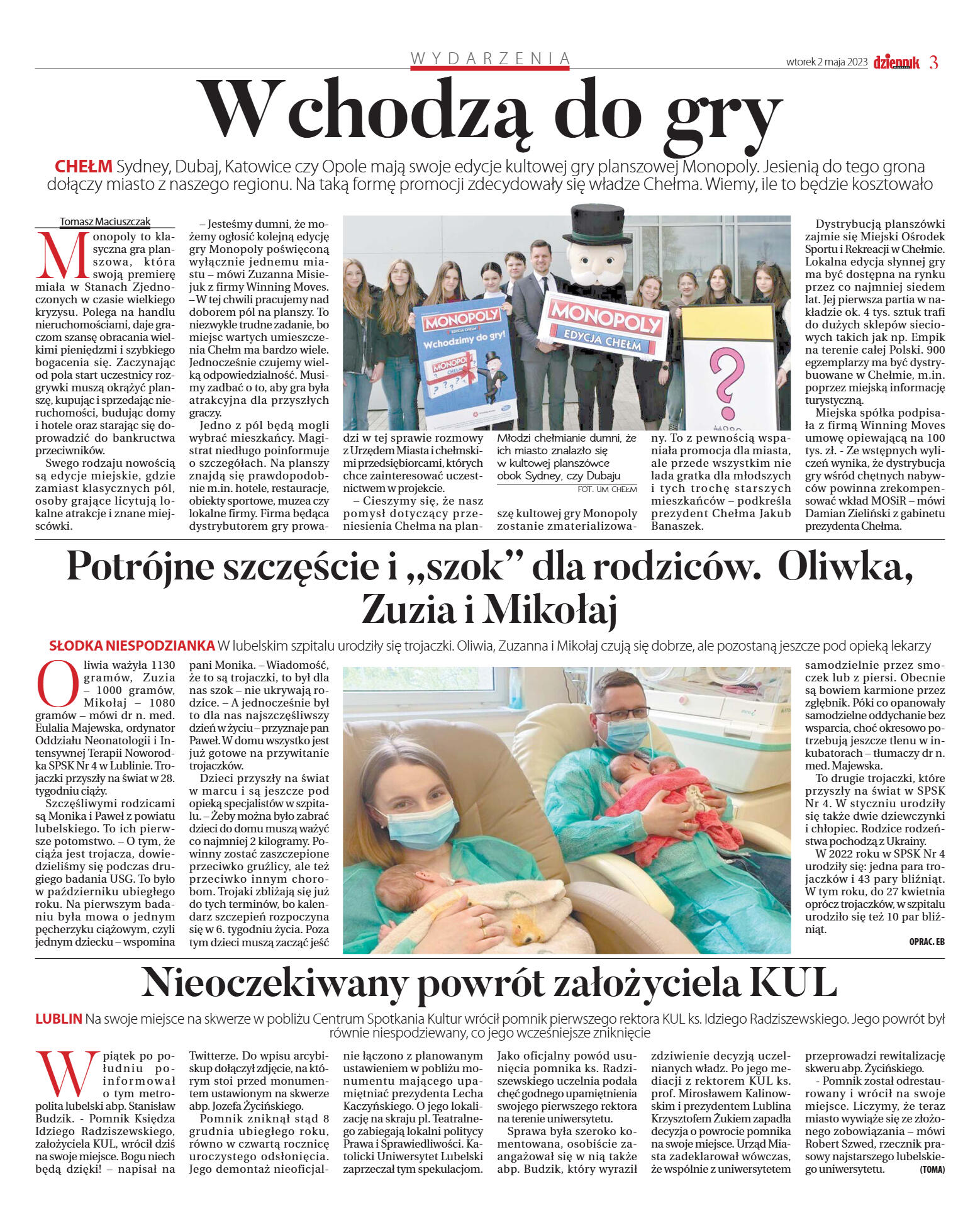 Wydanie główne  - strona 3