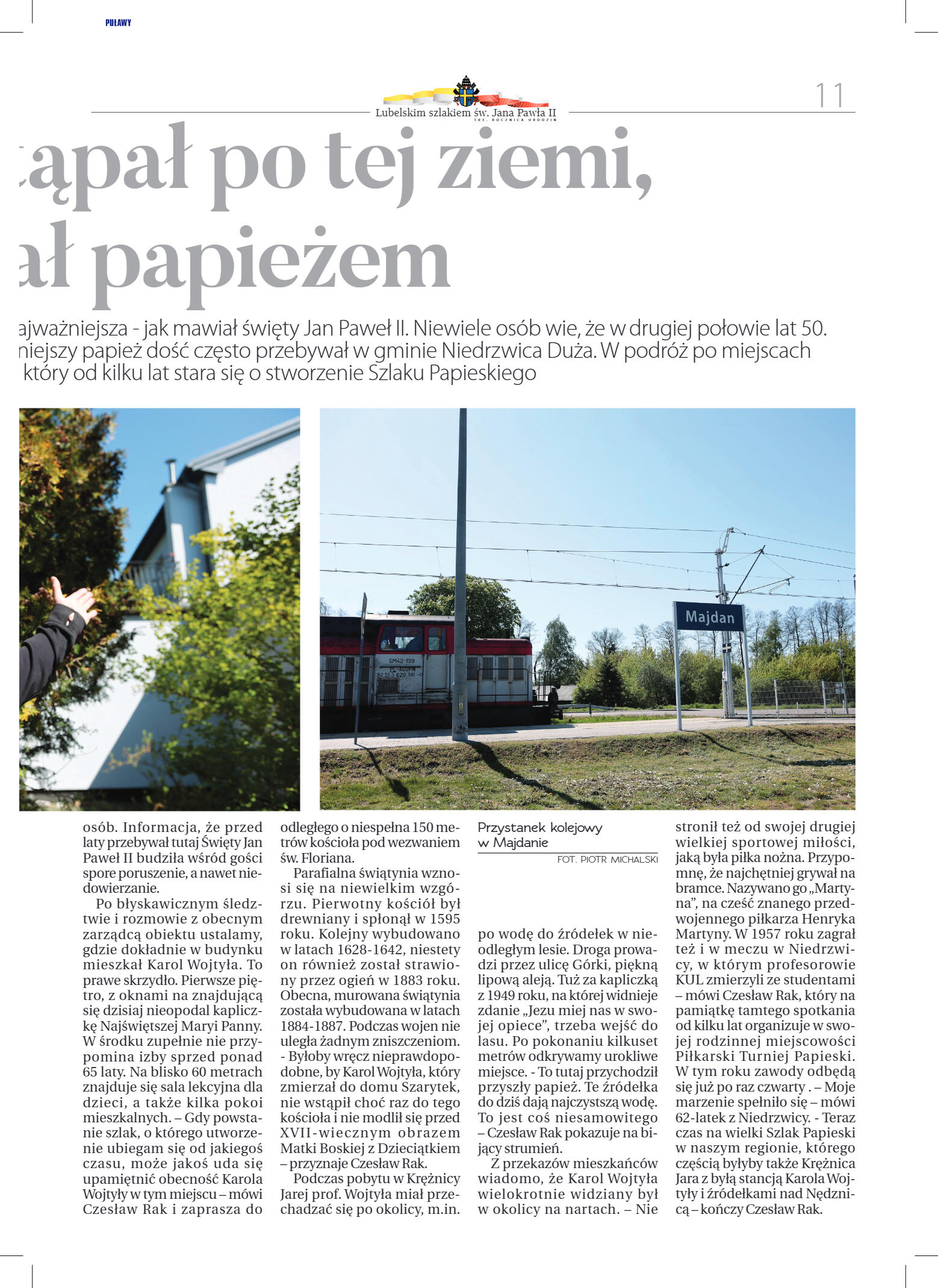 Dodatek Lubelskim szlakiem św. Jana Pawła II - strona 11