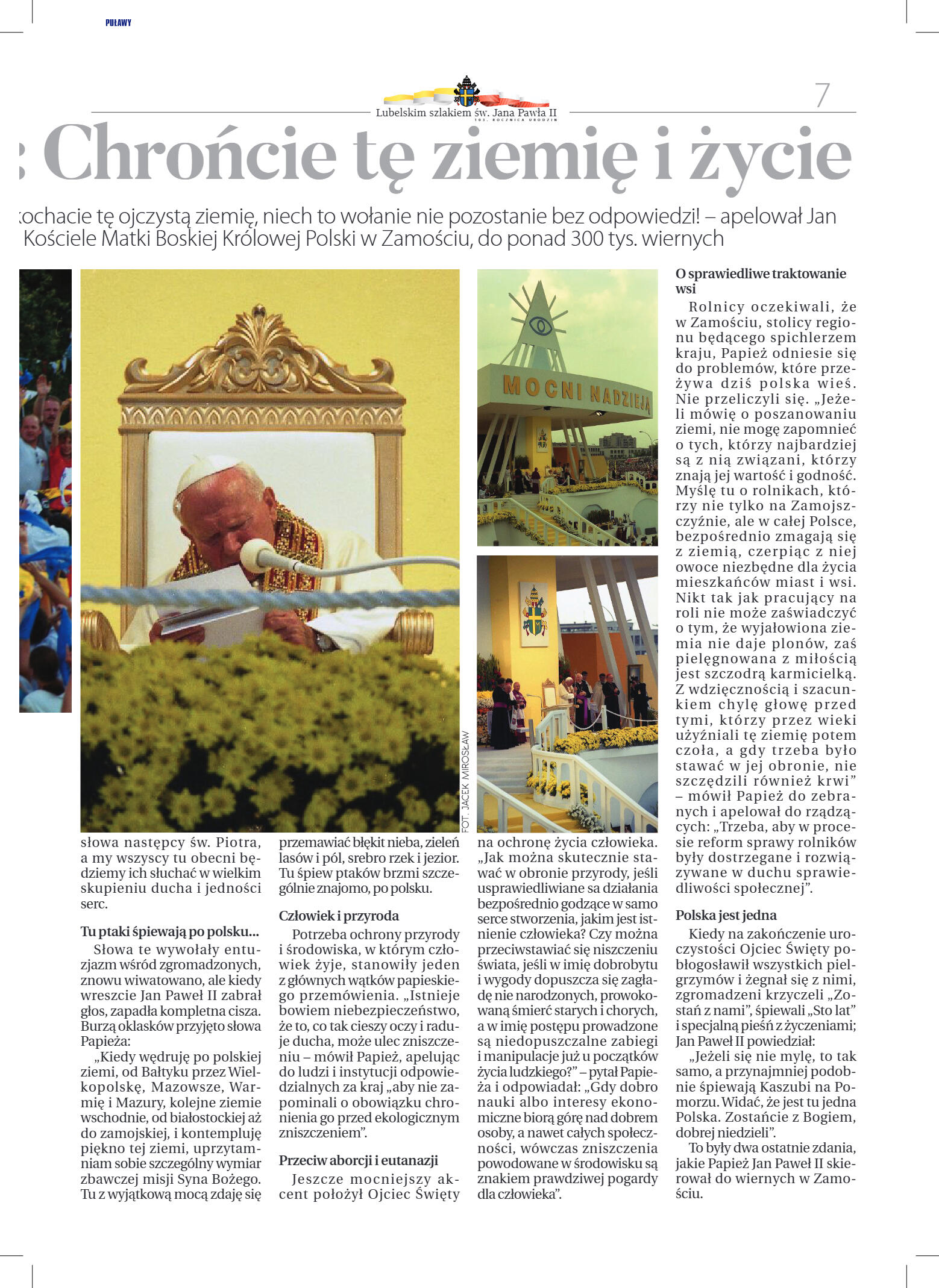 Dodatek Lubelskim szlakiem św. Jana Pawła II - strona 7
