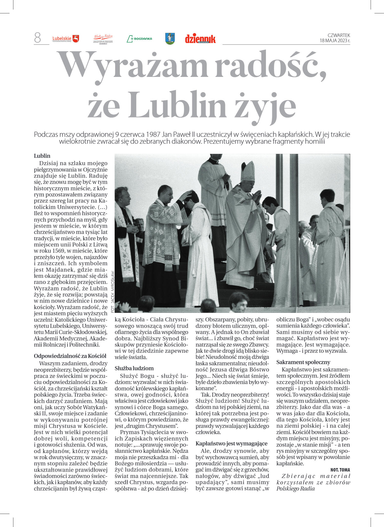 Dodatek Lubelskim szlakiem św. Jana Pawła II - strona 8