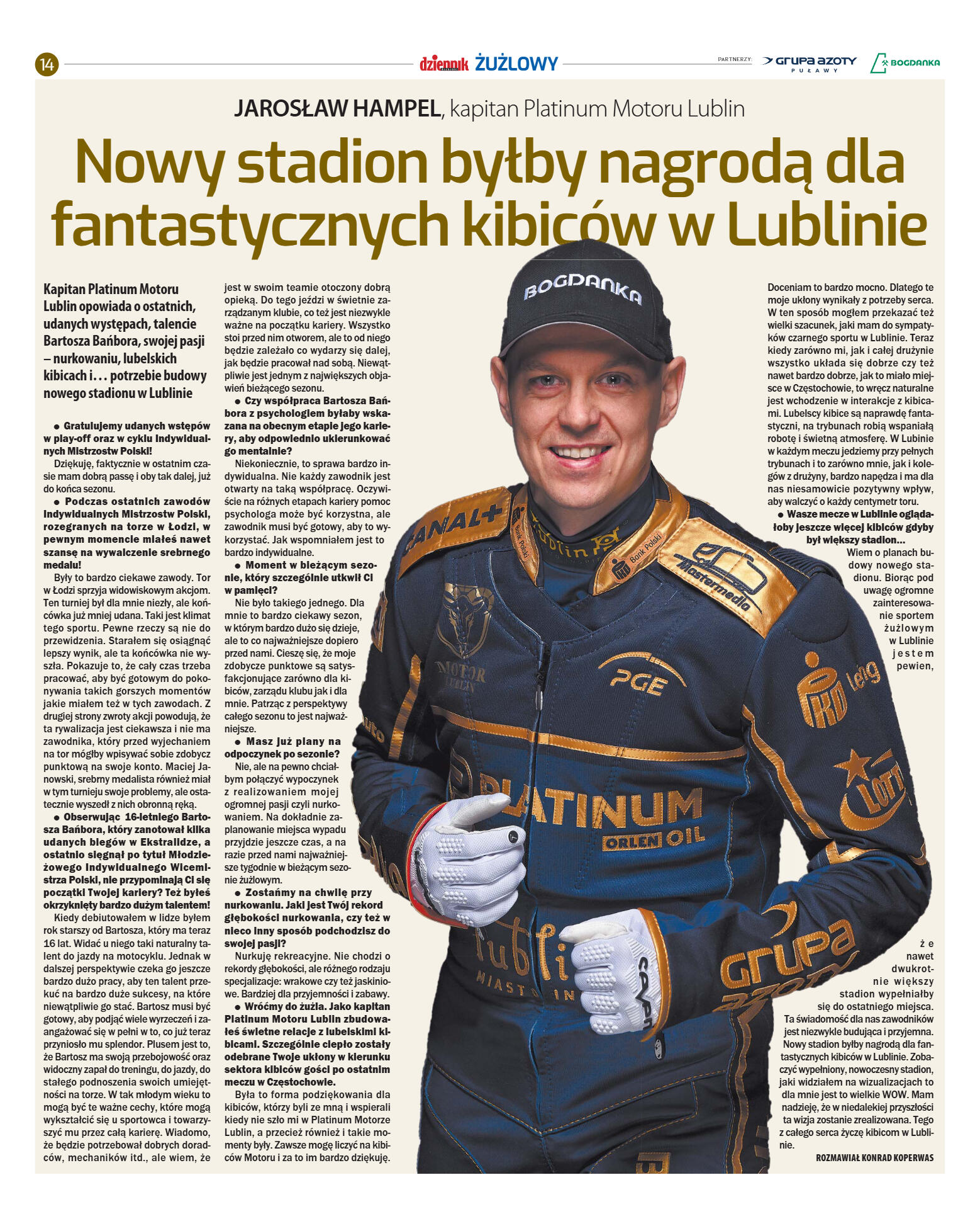 Dziennik żuzlowy - strona 14