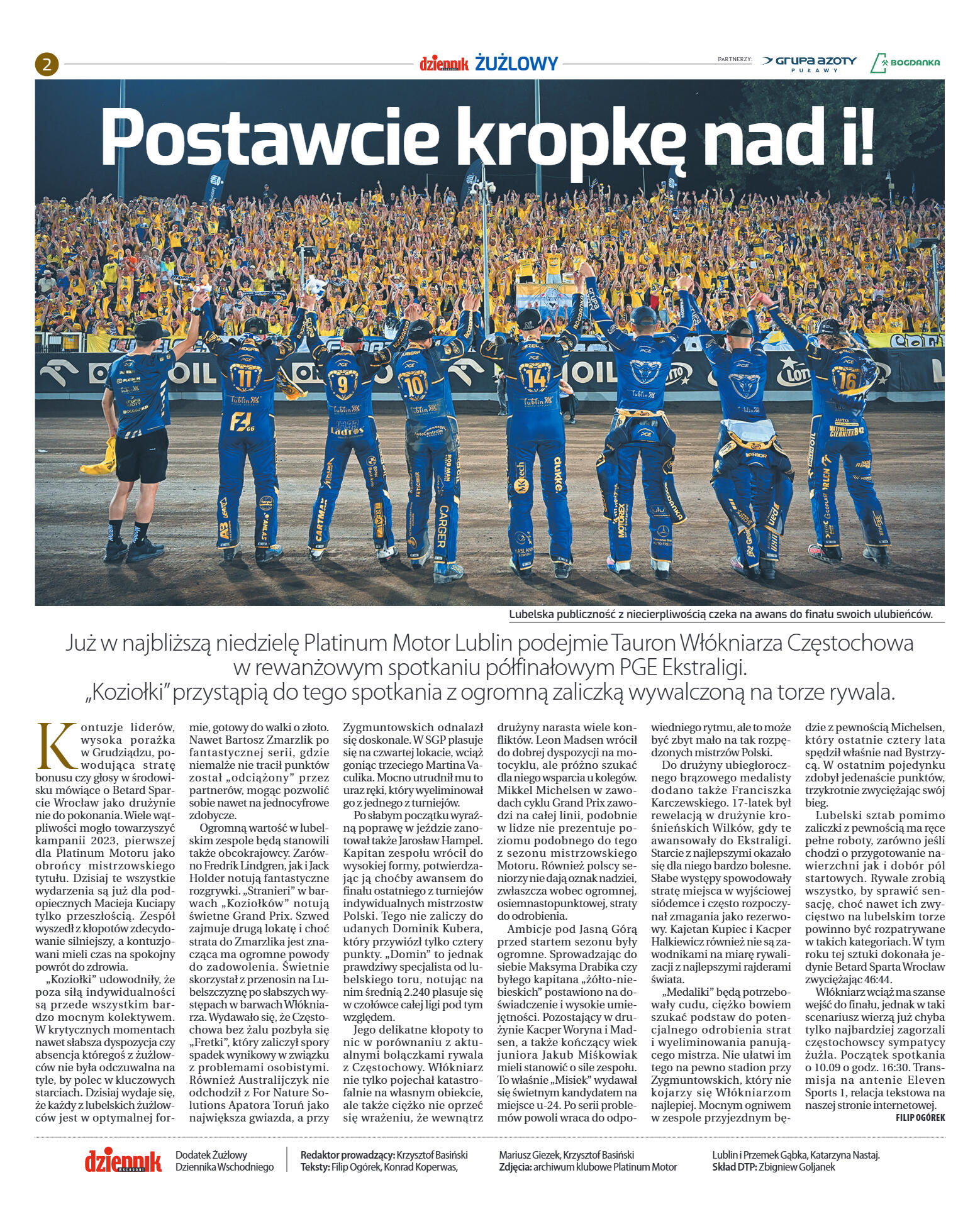 Dziennik żuzlowy - strona 2