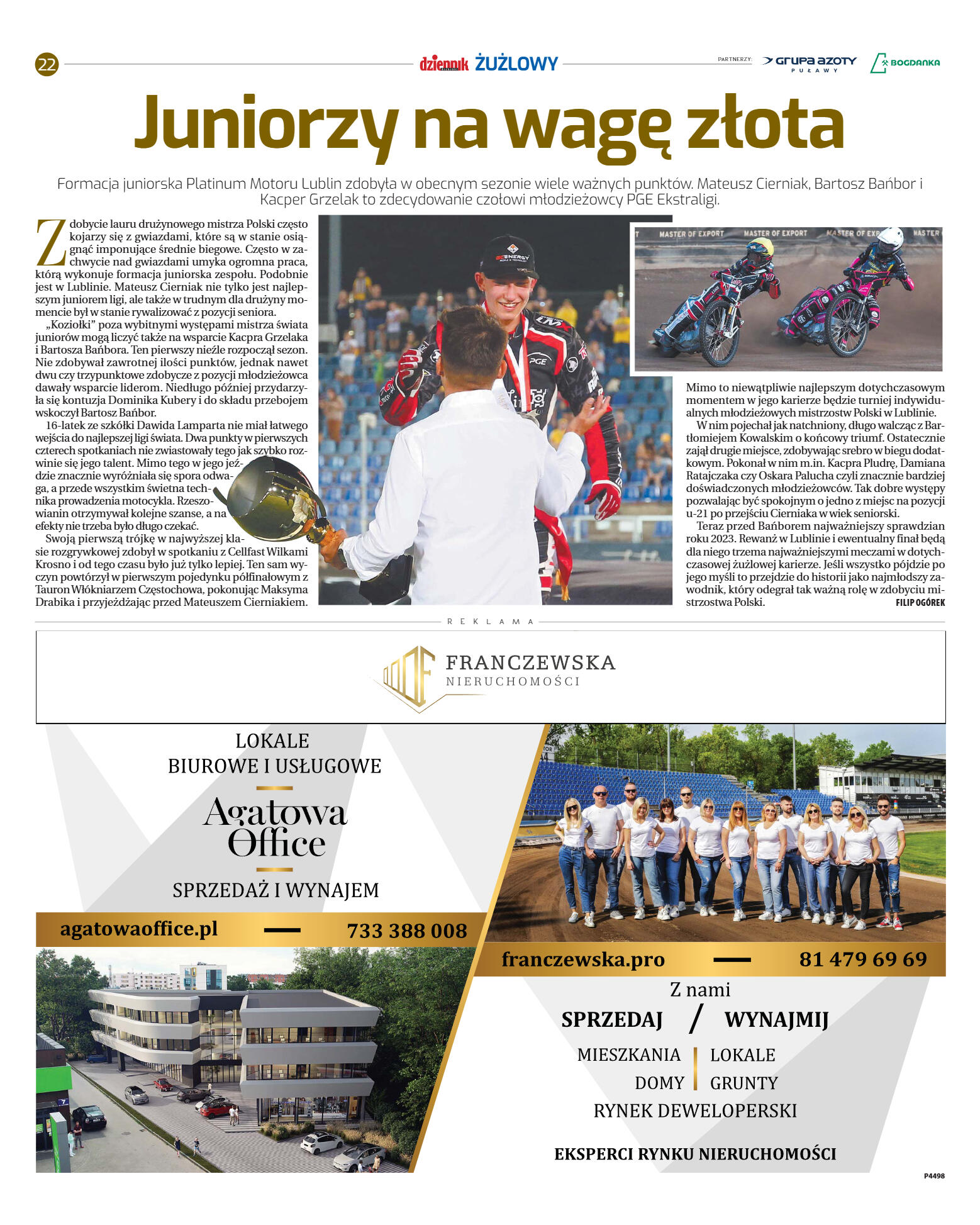 Dziennik żuzlowy - strona 22