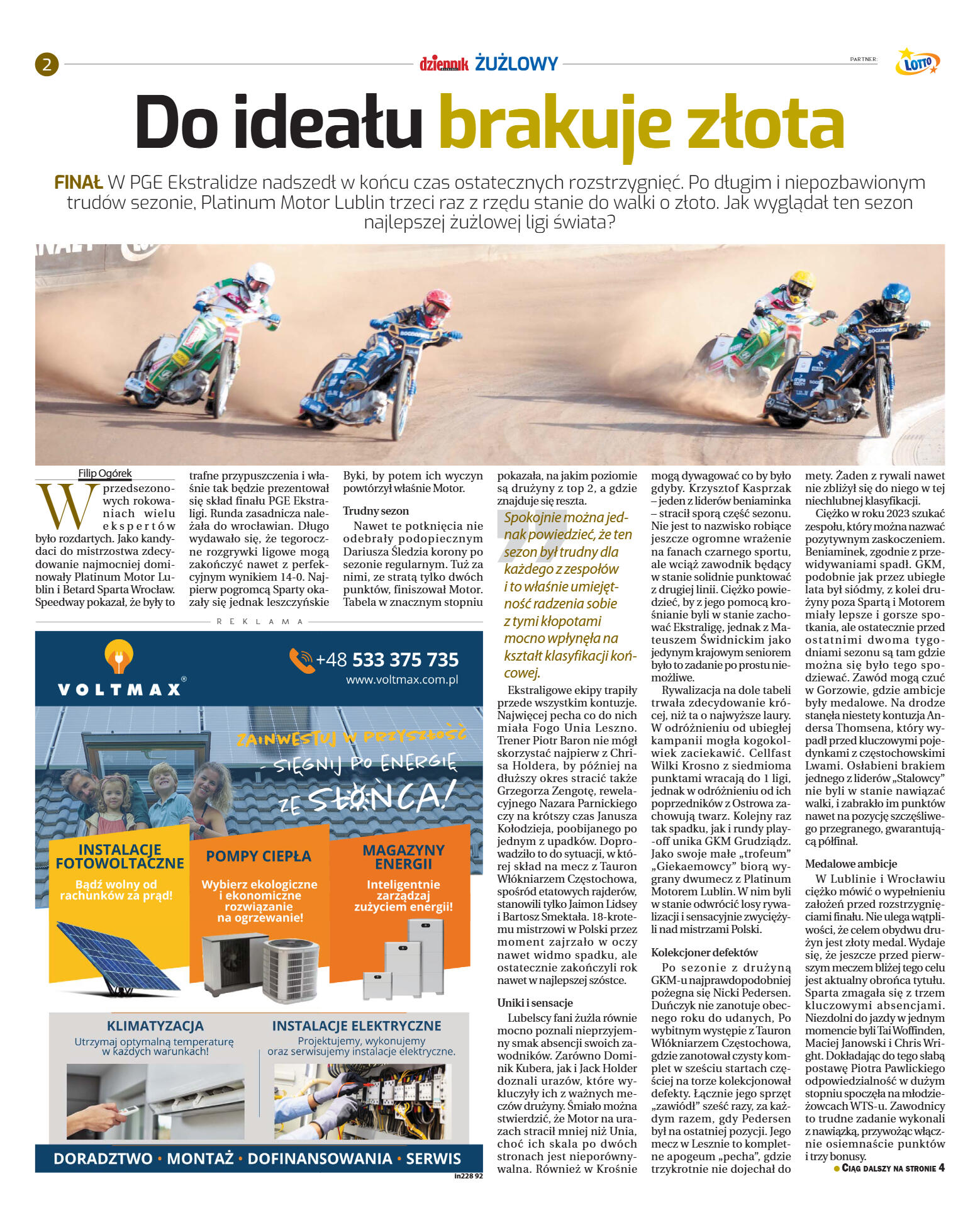 Dziennik żużlowy - strona 2