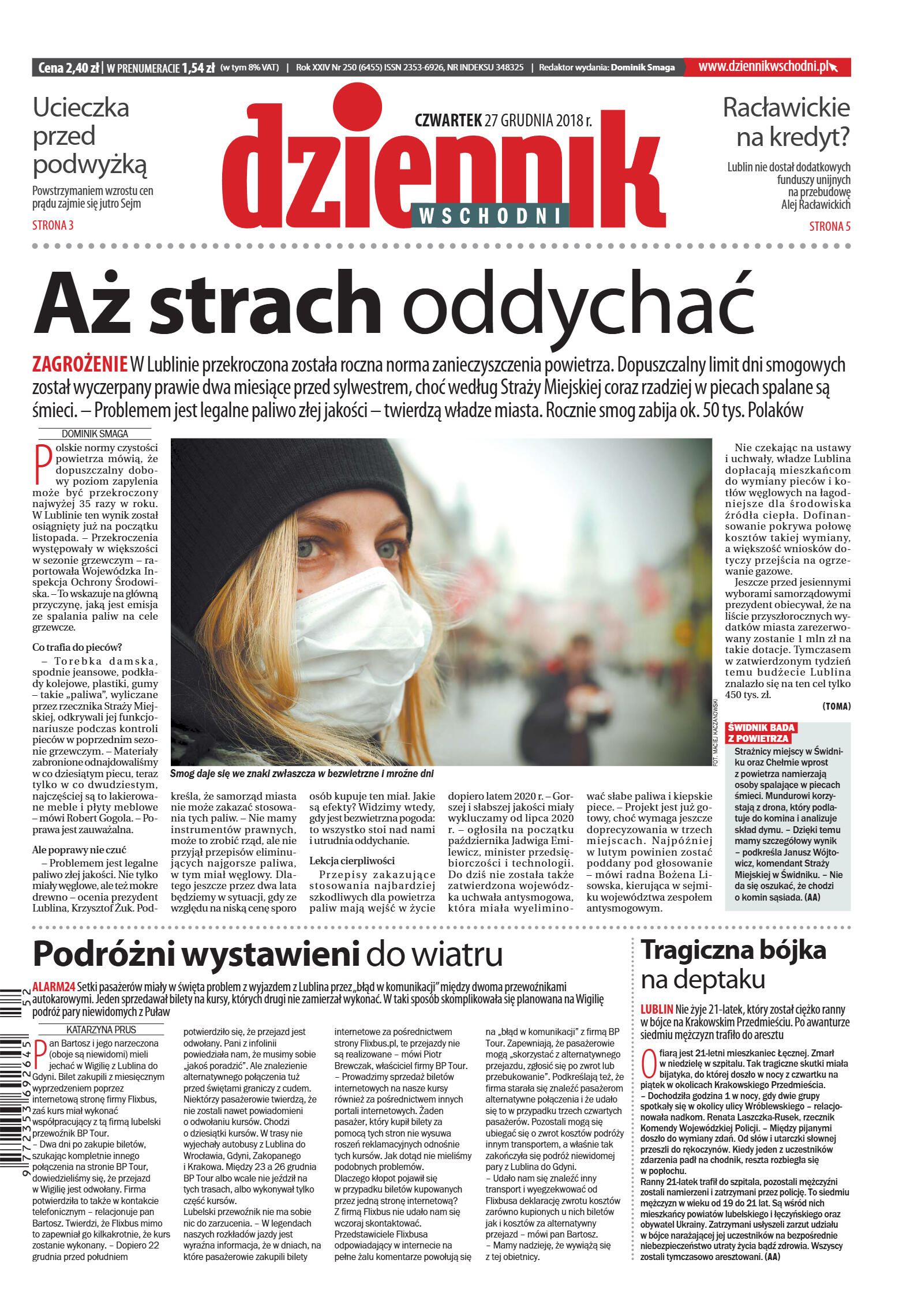 Dziennik Wschodni - strona 1