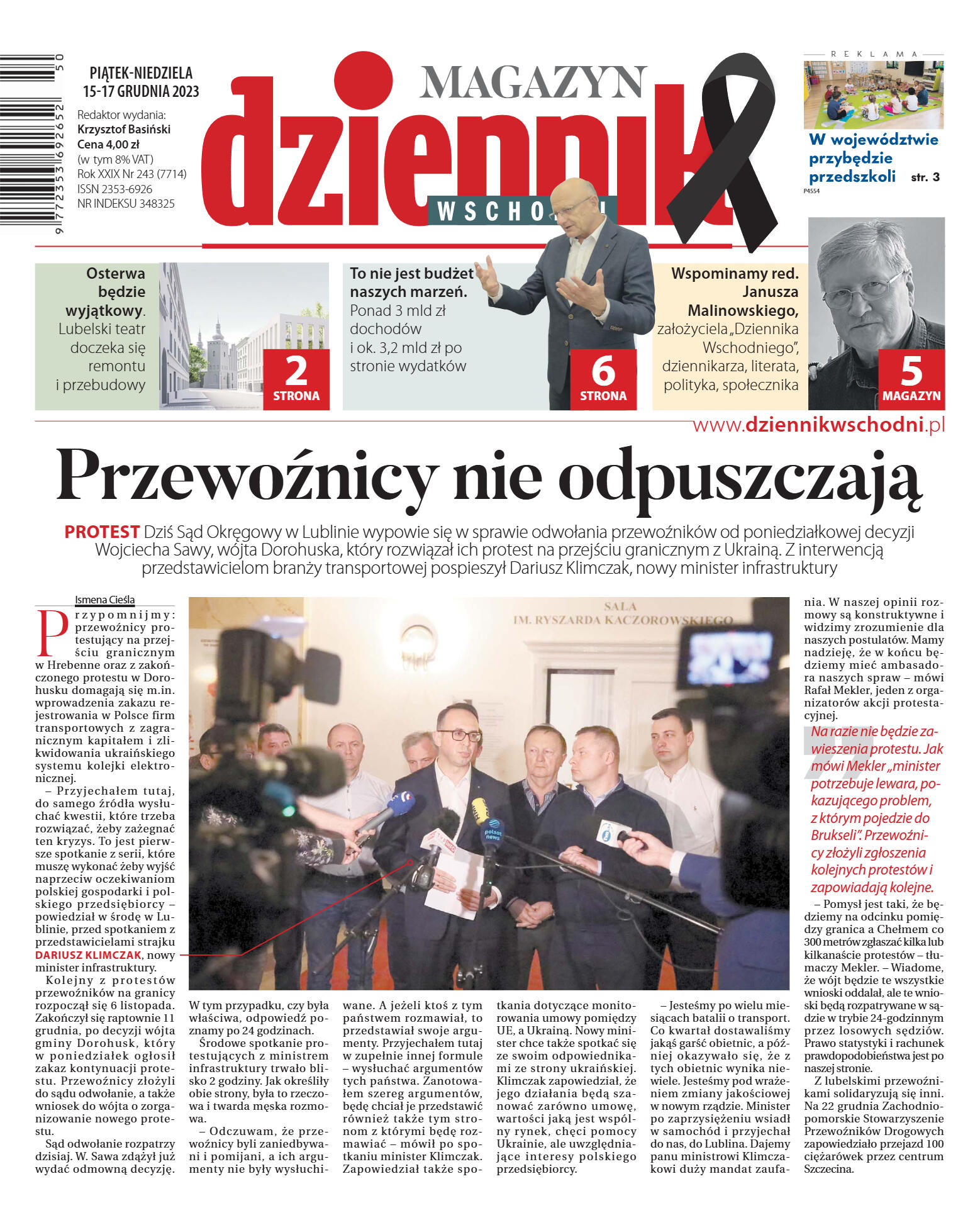 Wydanie główne - strona 1