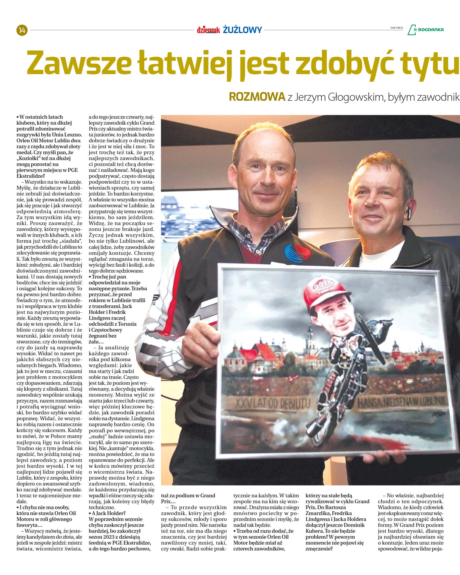 Dziennik żuzlowy - strona 14