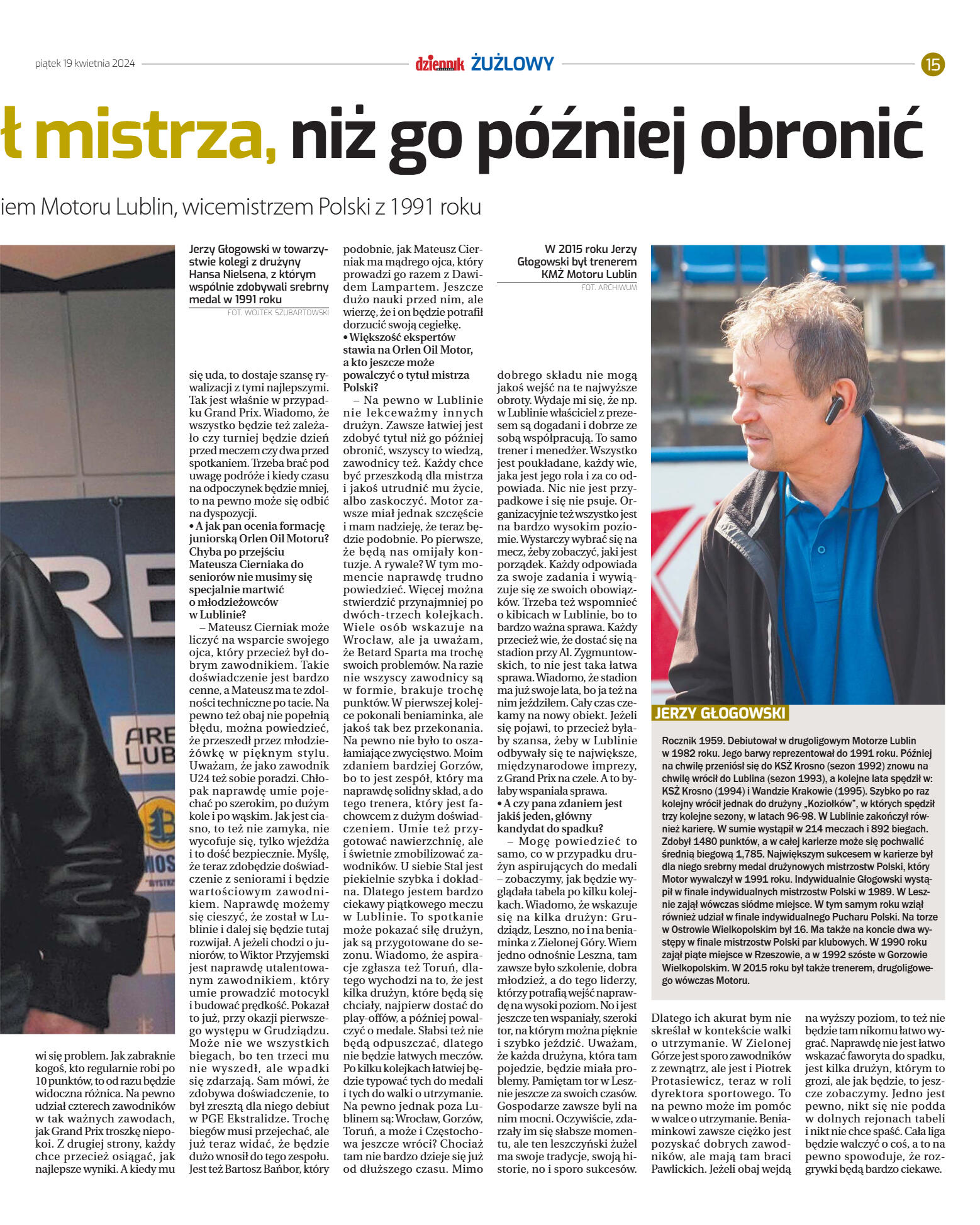 Dziennik żuzlowy - strona 15