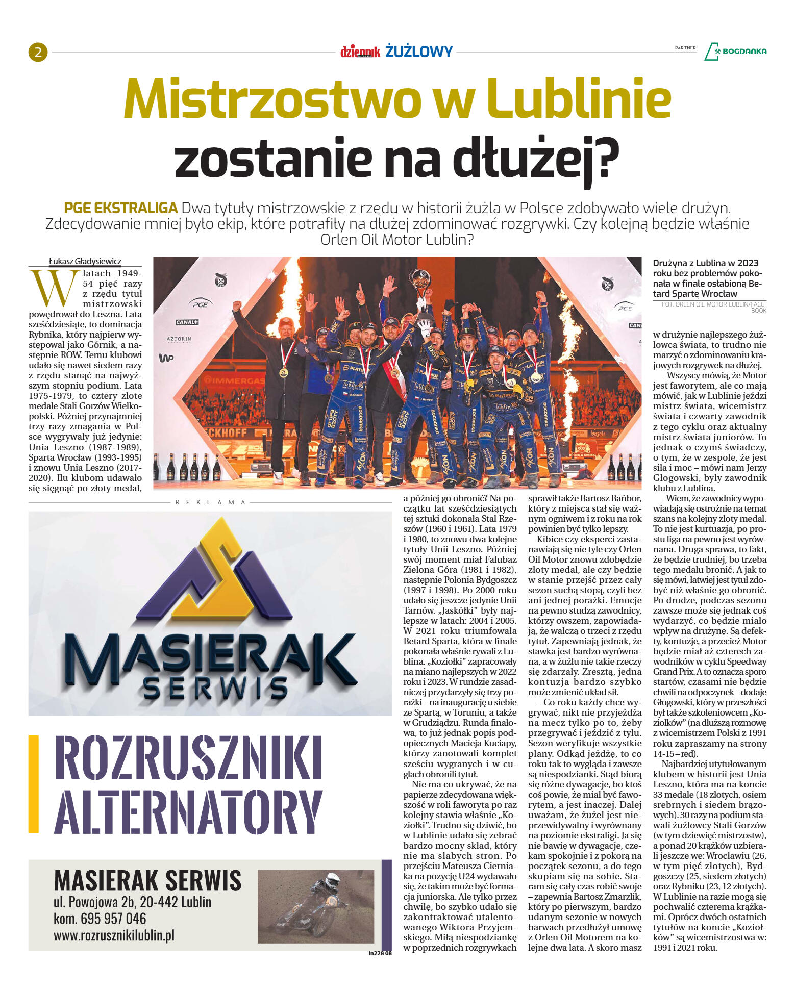 Dziennik żuzlowy - strona 2