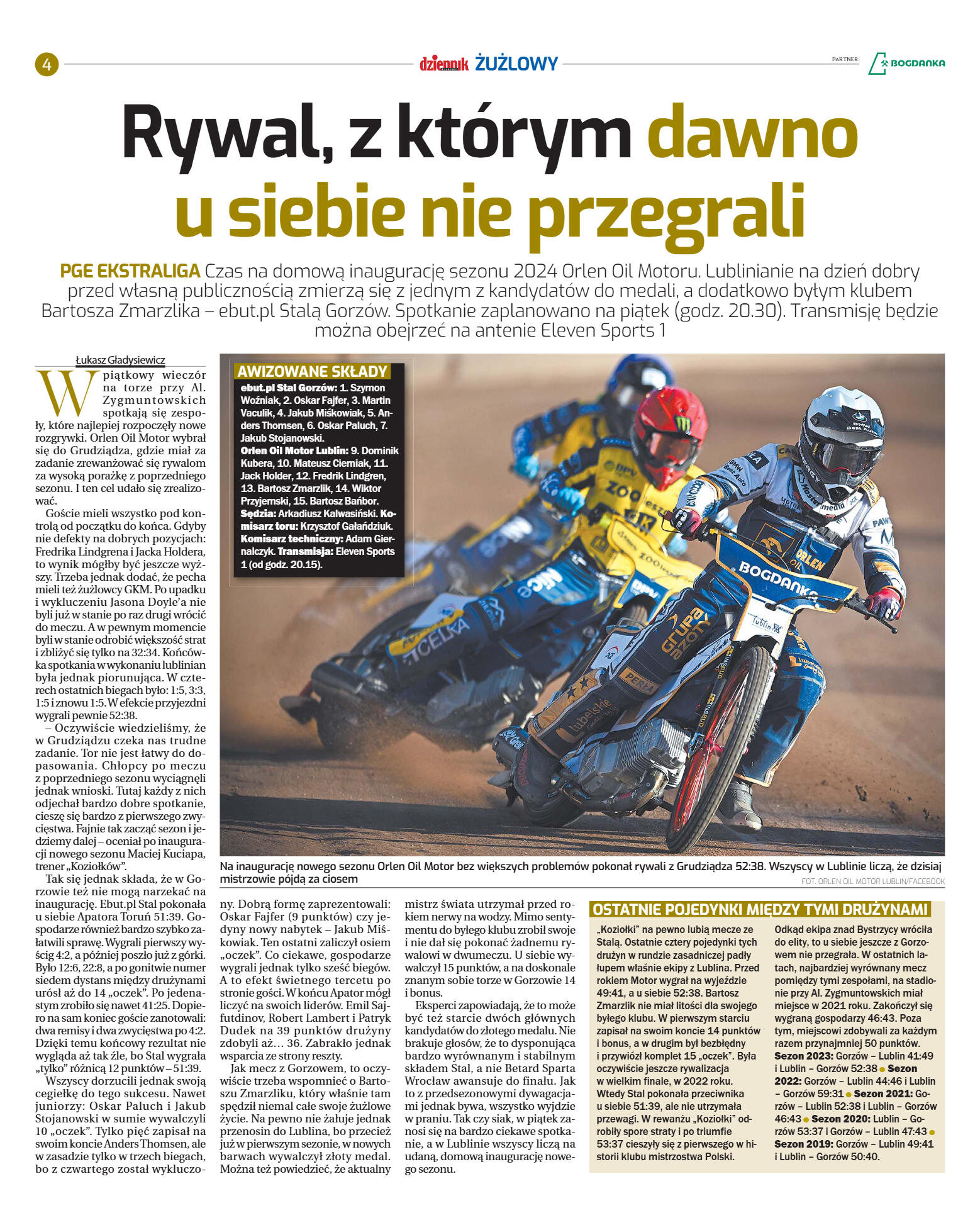 Dziennik żuzlowy - strona 4