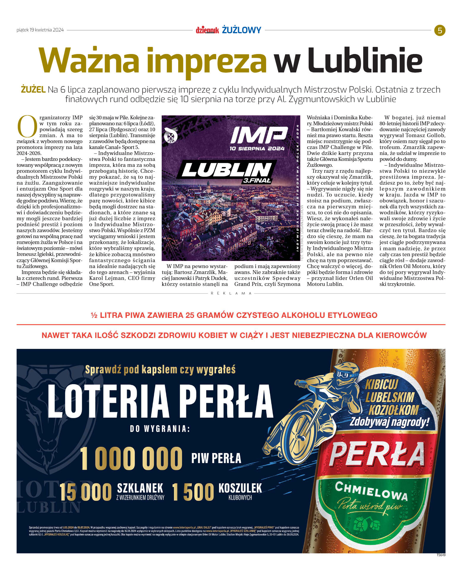 Dziennik żuzlowy - strona 5