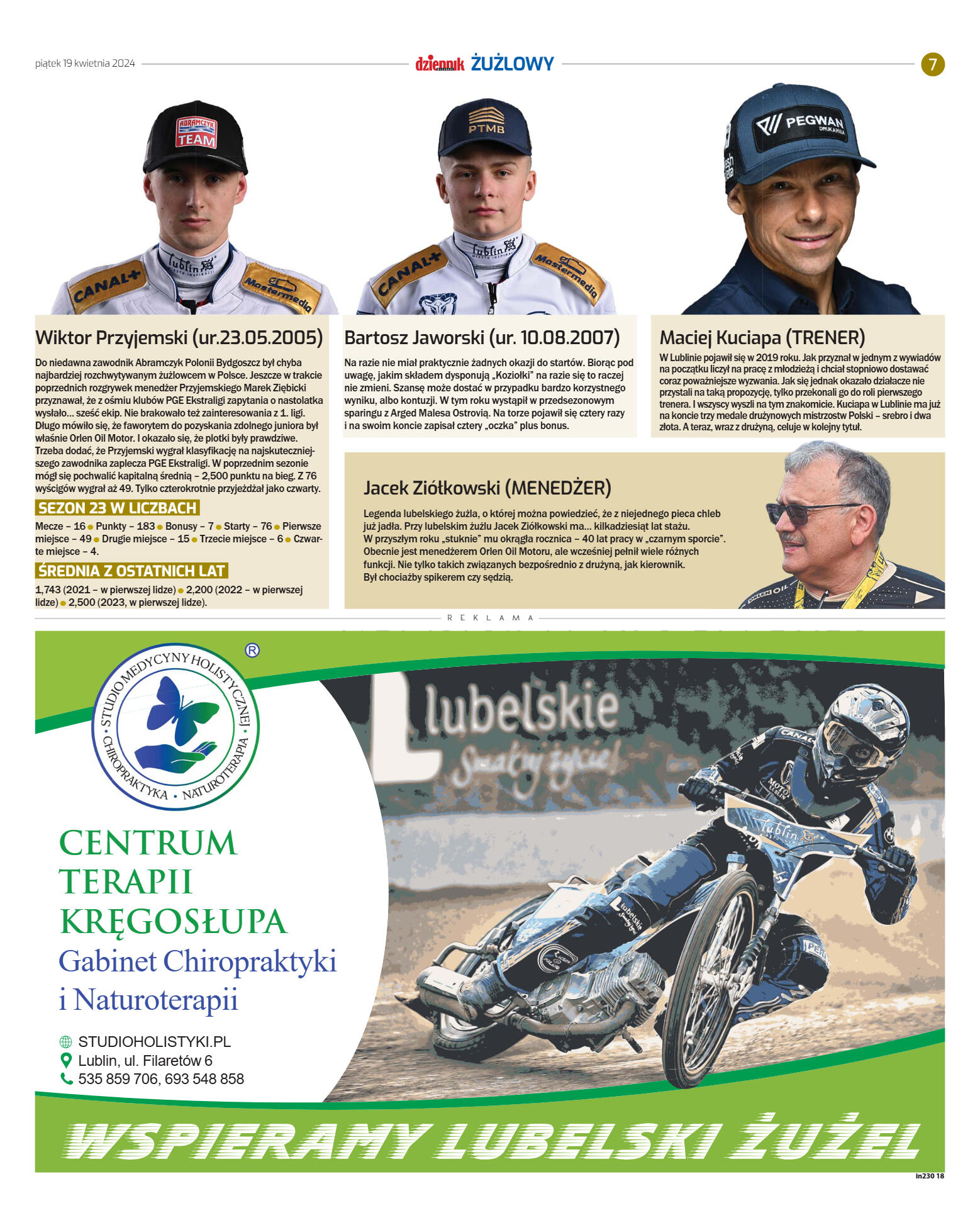 Dziennik żuzlowy - strona 8