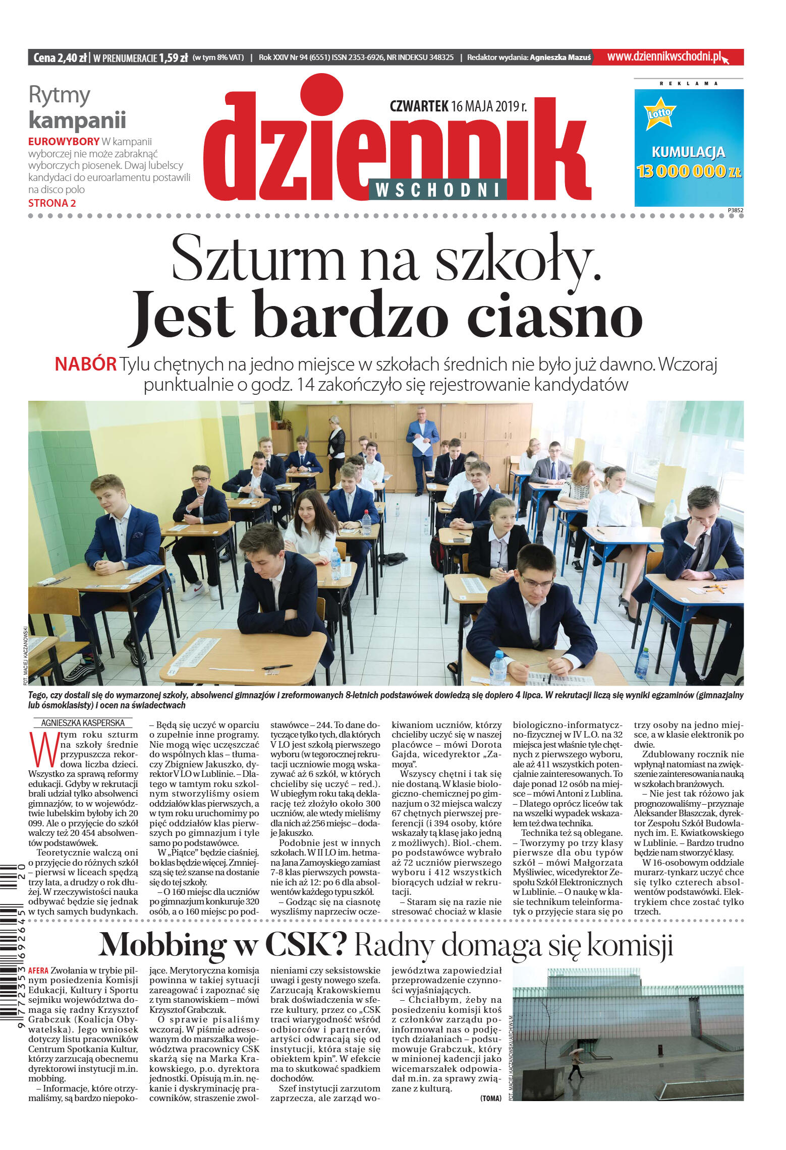 Wydanie główne - strona 1