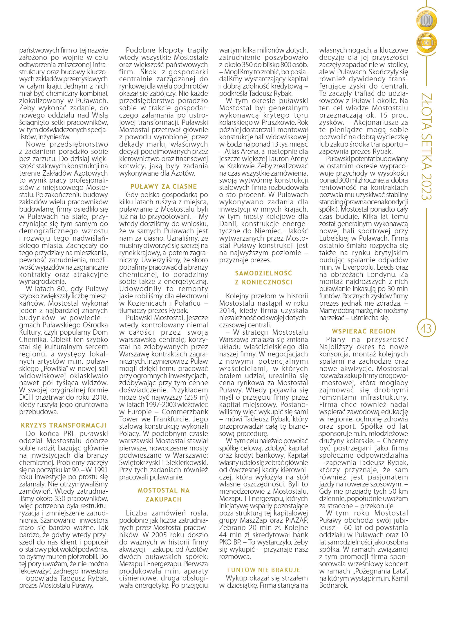 Złota Setka - strona 43