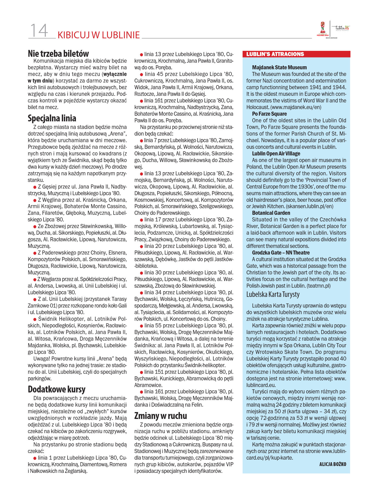 Kibicuj w Lublinie - strona 14