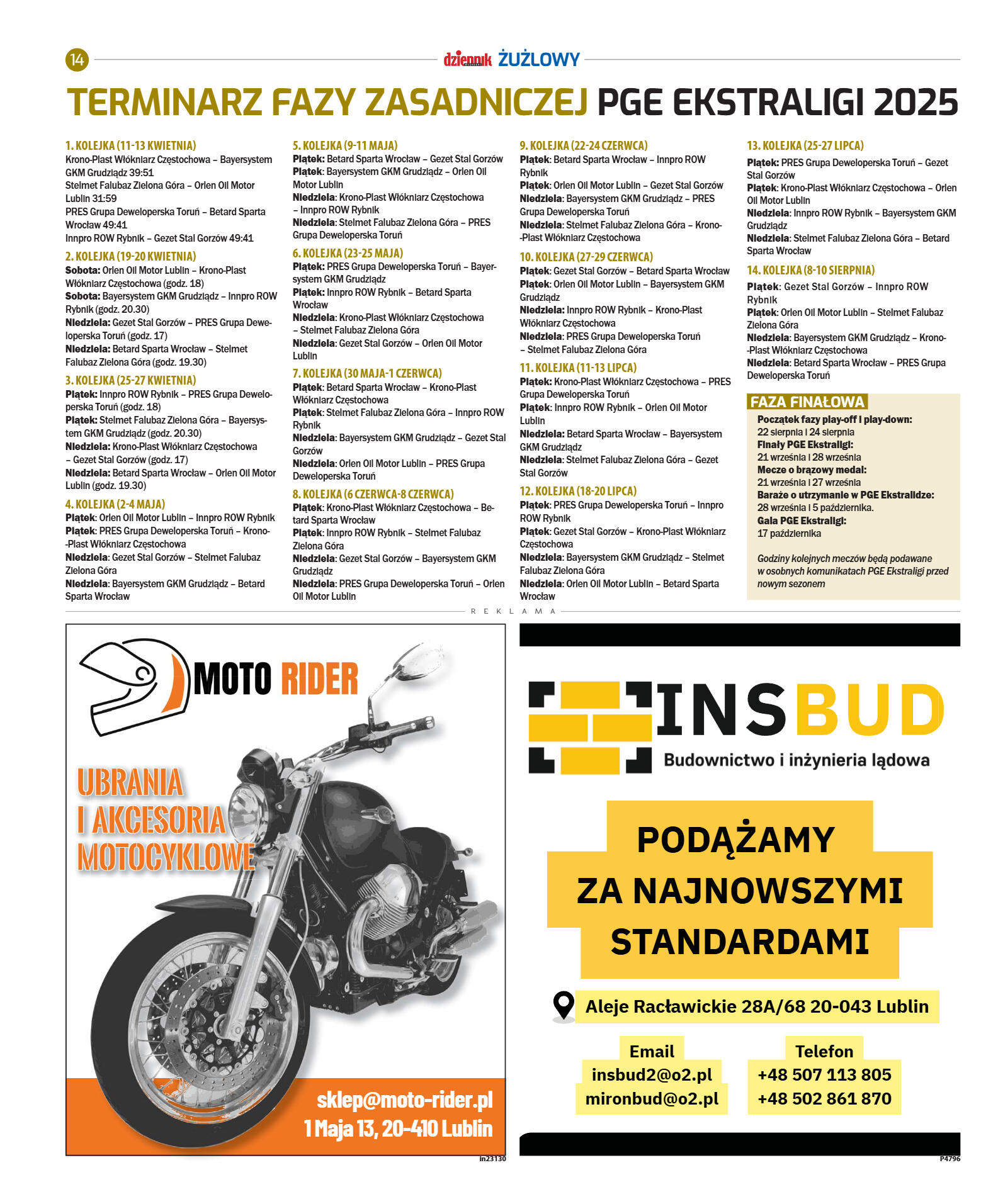 Dodatek Żużlowy - strona 14