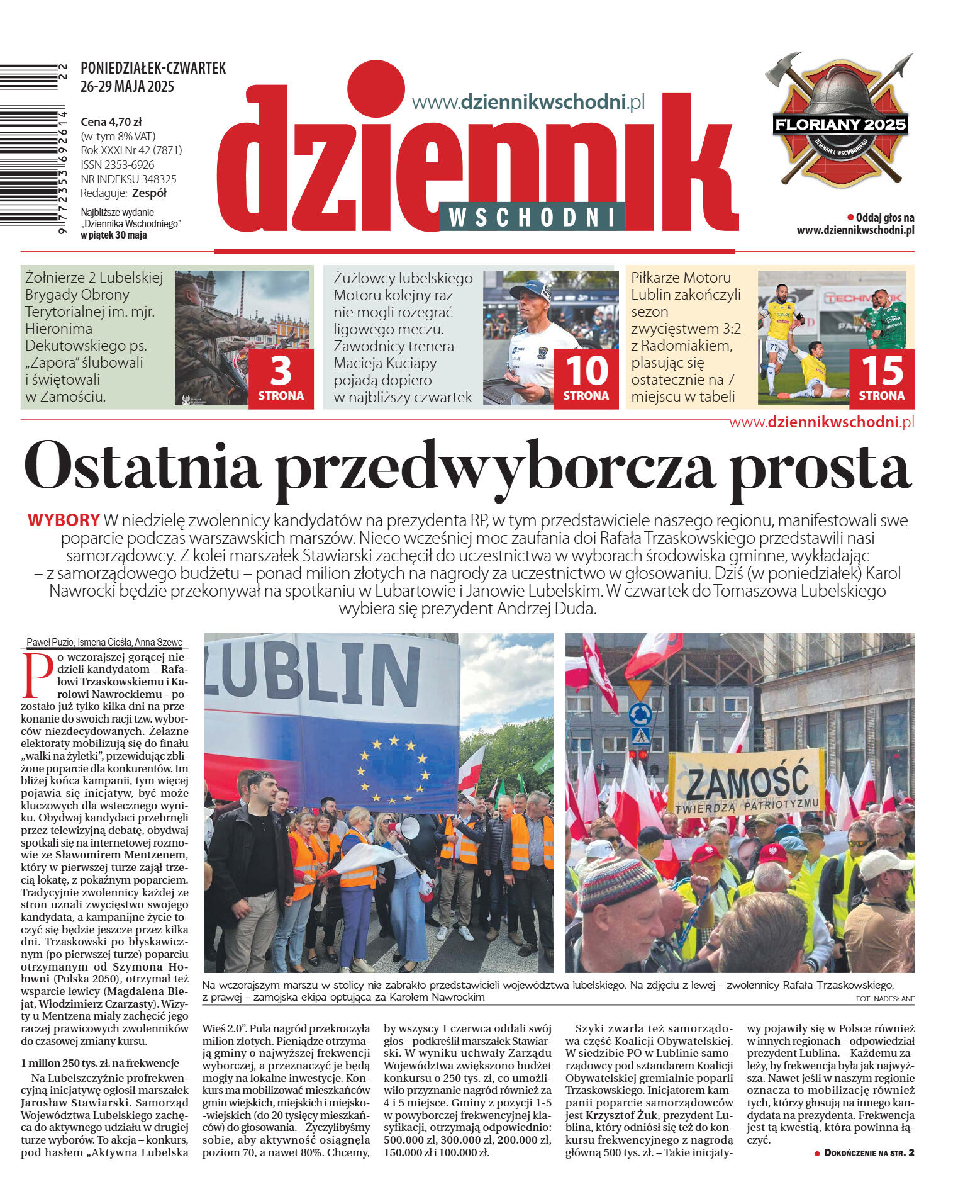 Wydanie główne - strona 1