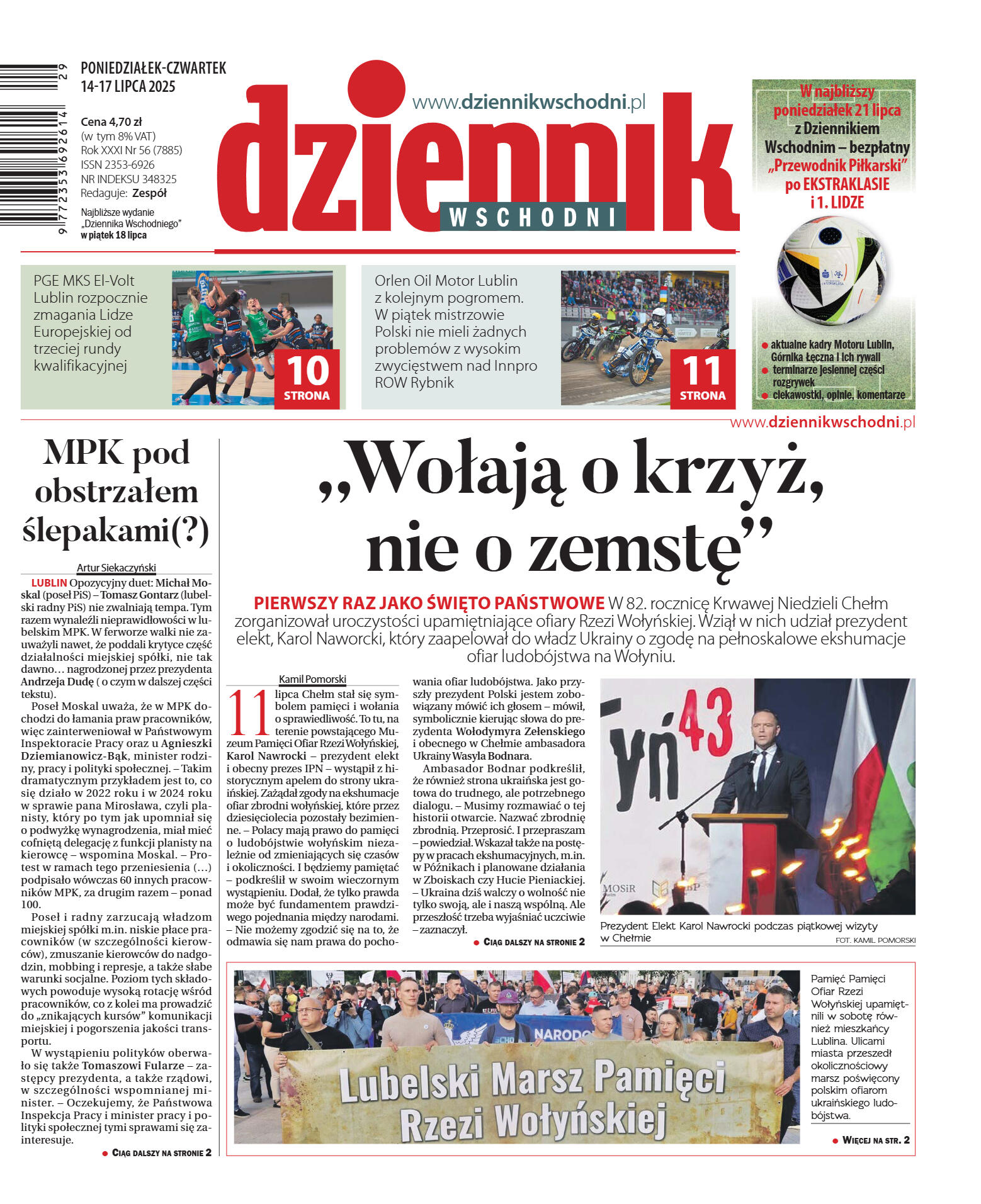 Wydanie główne - strona 1