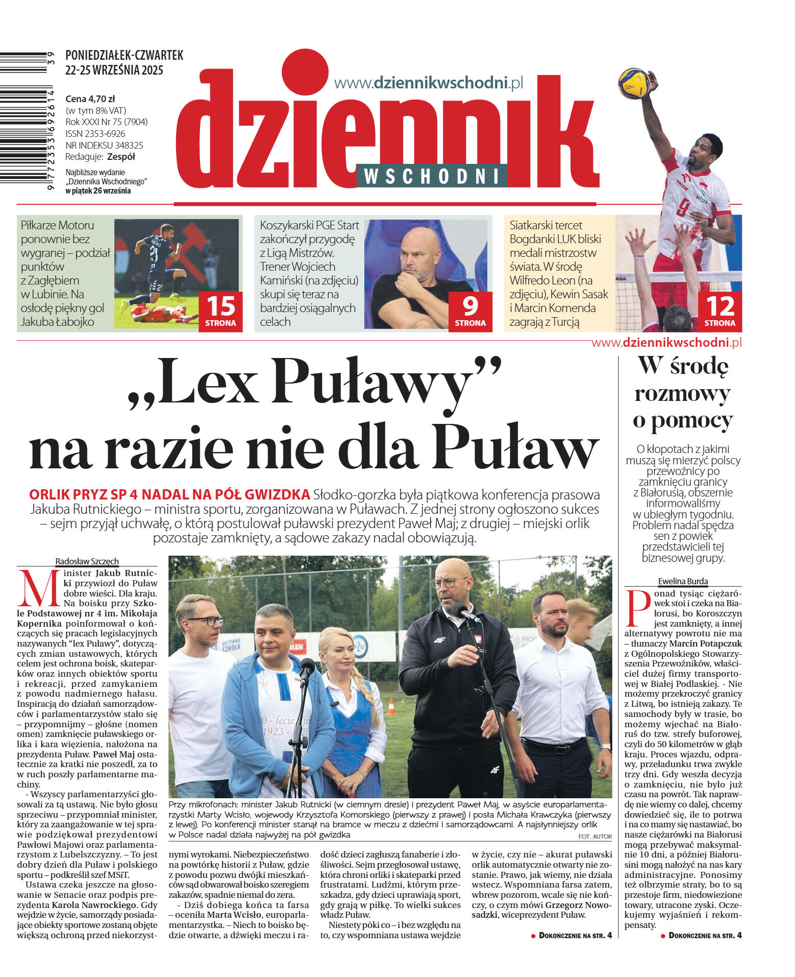 Wydanie główne - strona 1