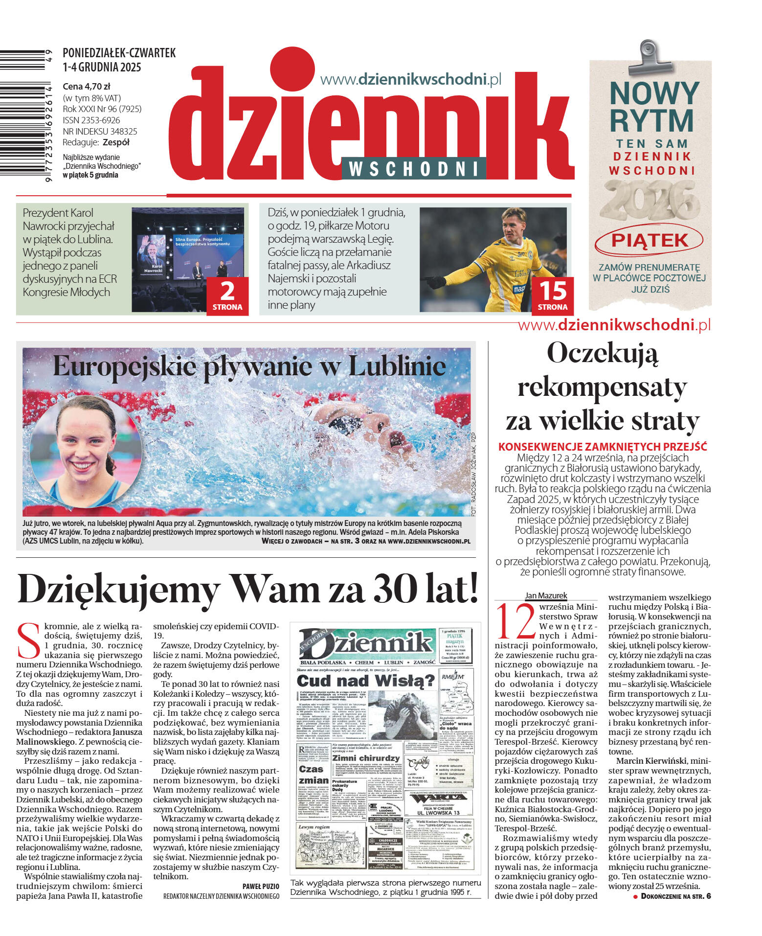 Wydanie główne - strona 1