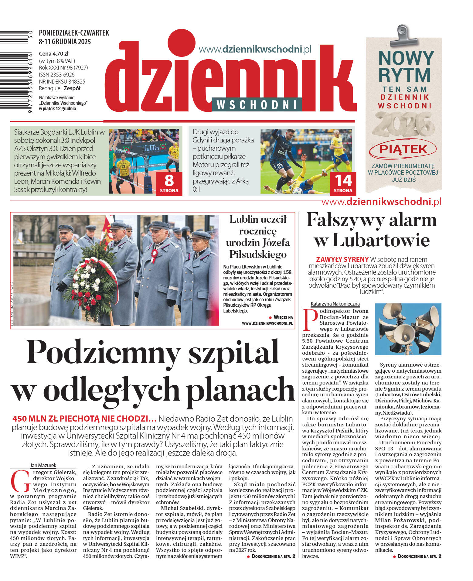 Wydanie główne - strona 1