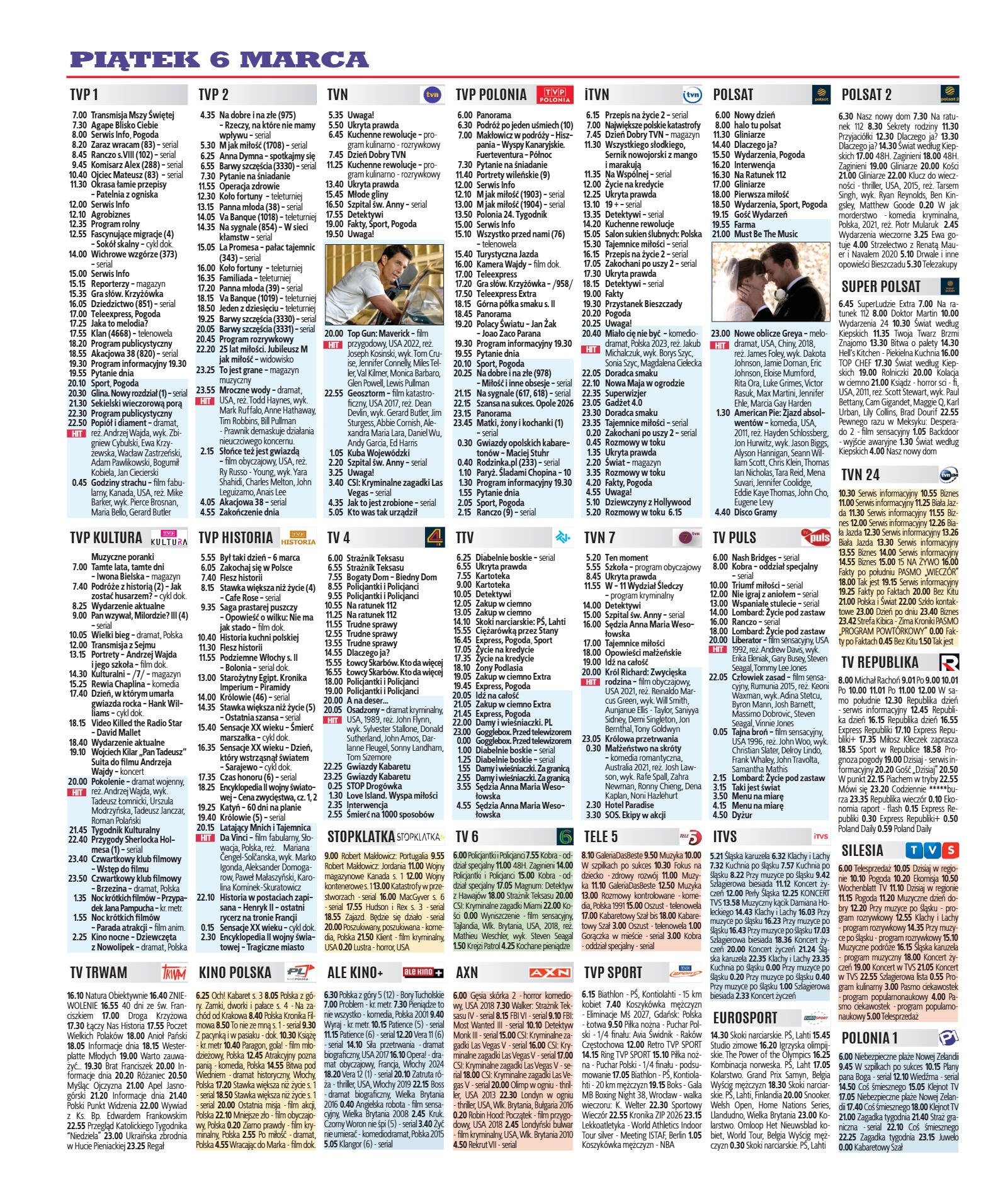 Program TV - strona 2