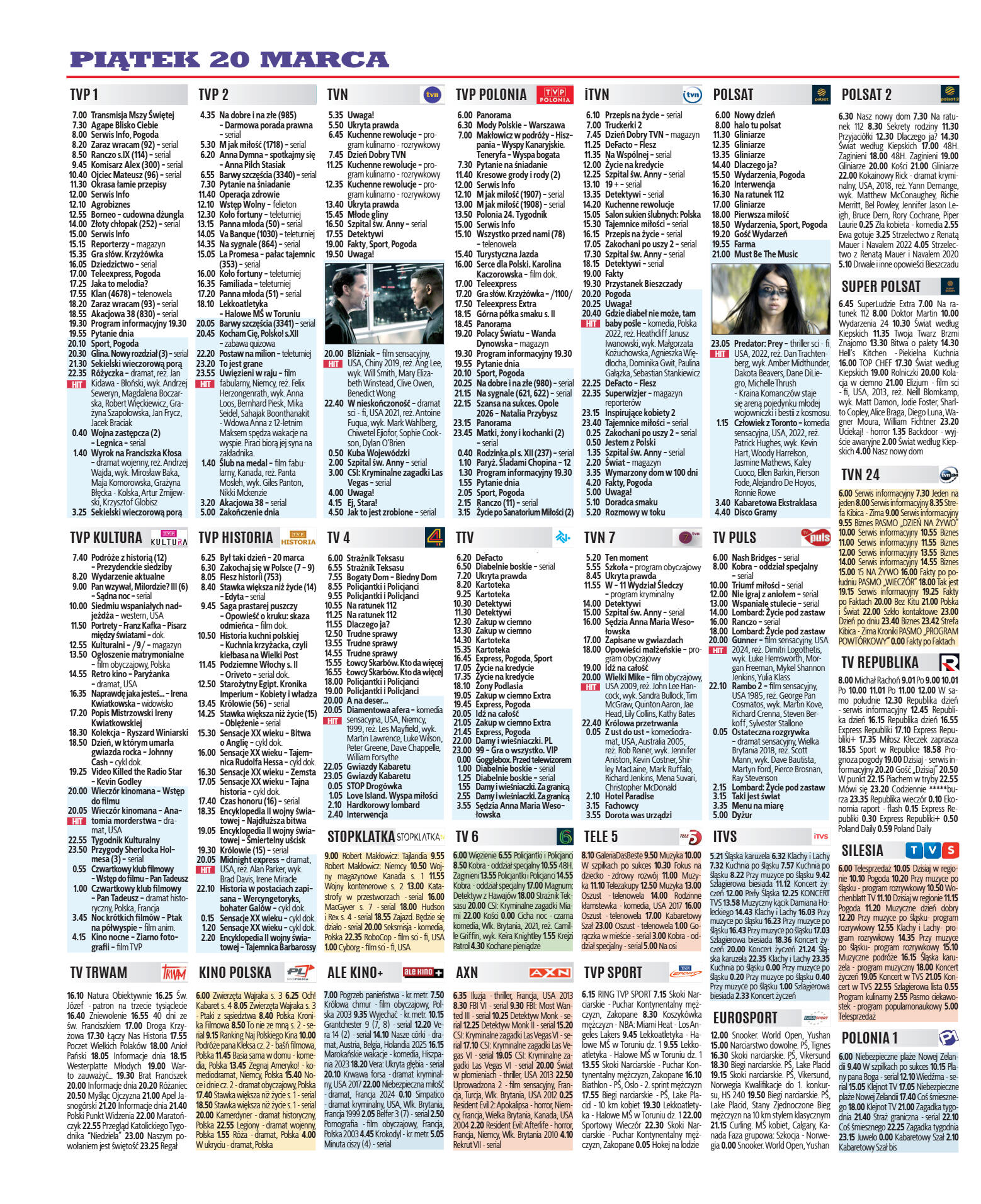 Program TV - strona 2