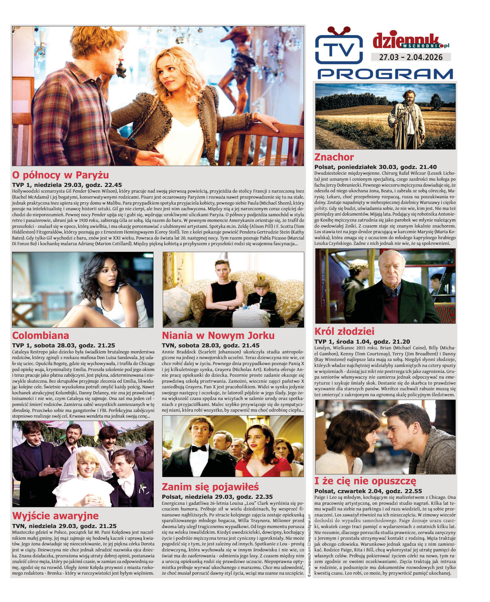 Program TV - strona 1