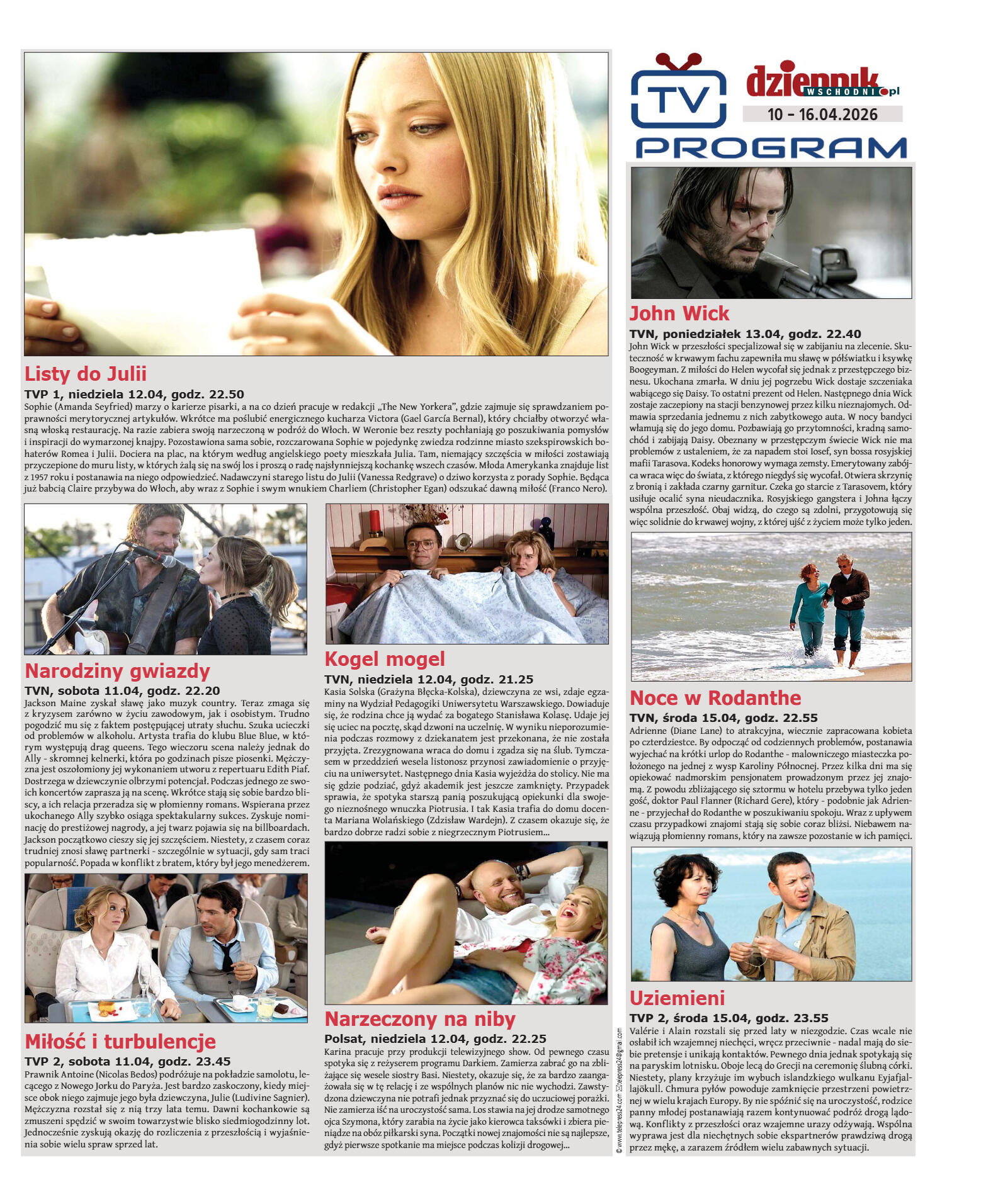 Program TV - strona 1