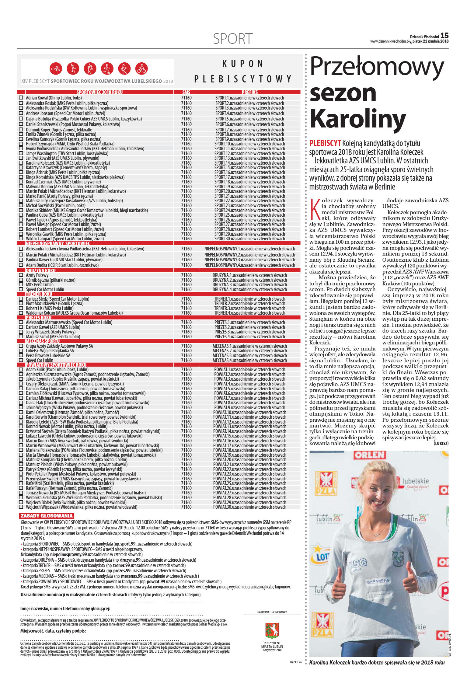 Dziennik Wschodni - wydanie świąteczne - strona 15