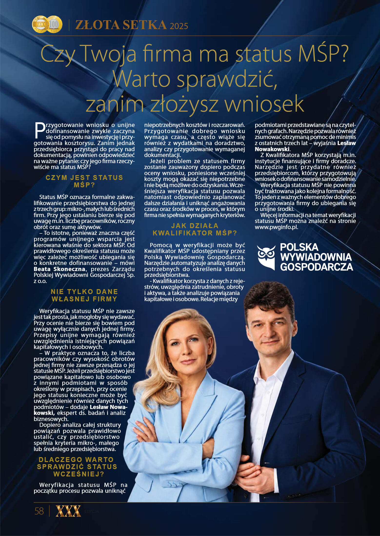 XXX Złota Setka - strona 58