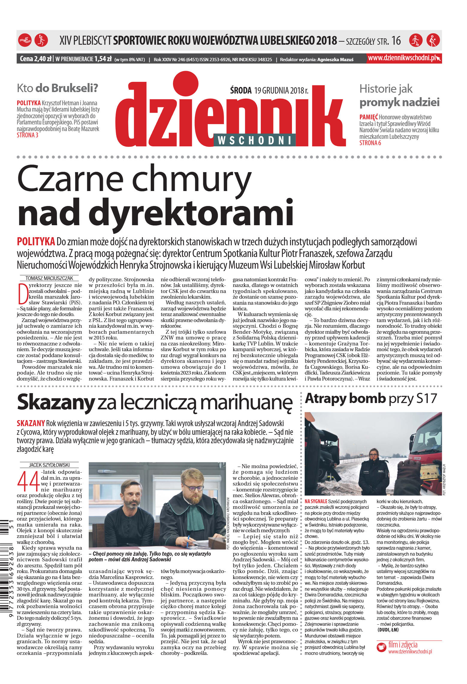 Dziennik Wschodni - strona 1