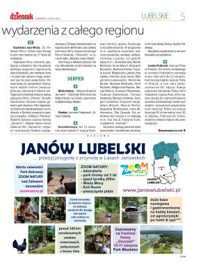 Lubelskie na wakacje - strona 5