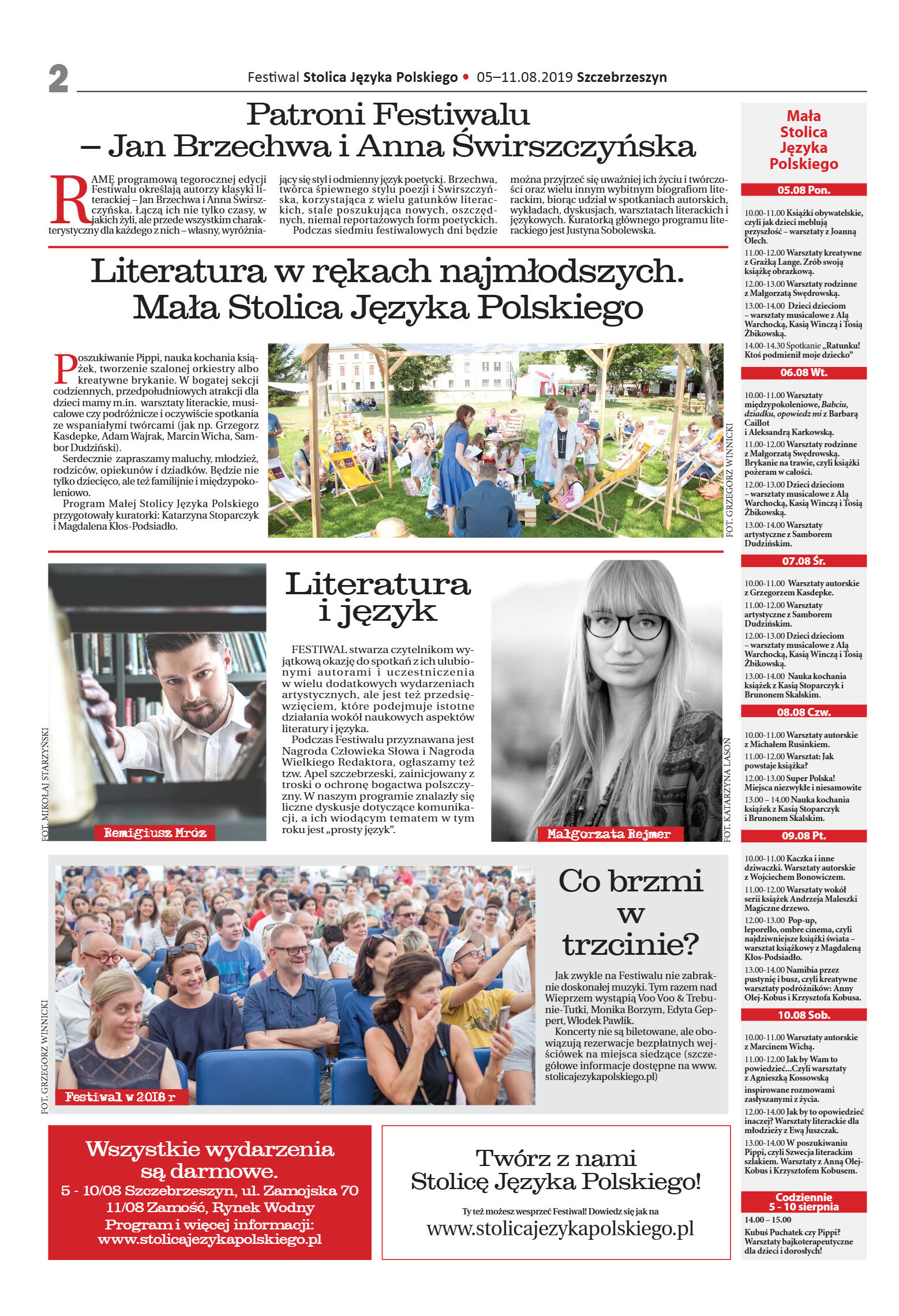 Gazetka Festiwal Języka Polskiego - strona 2