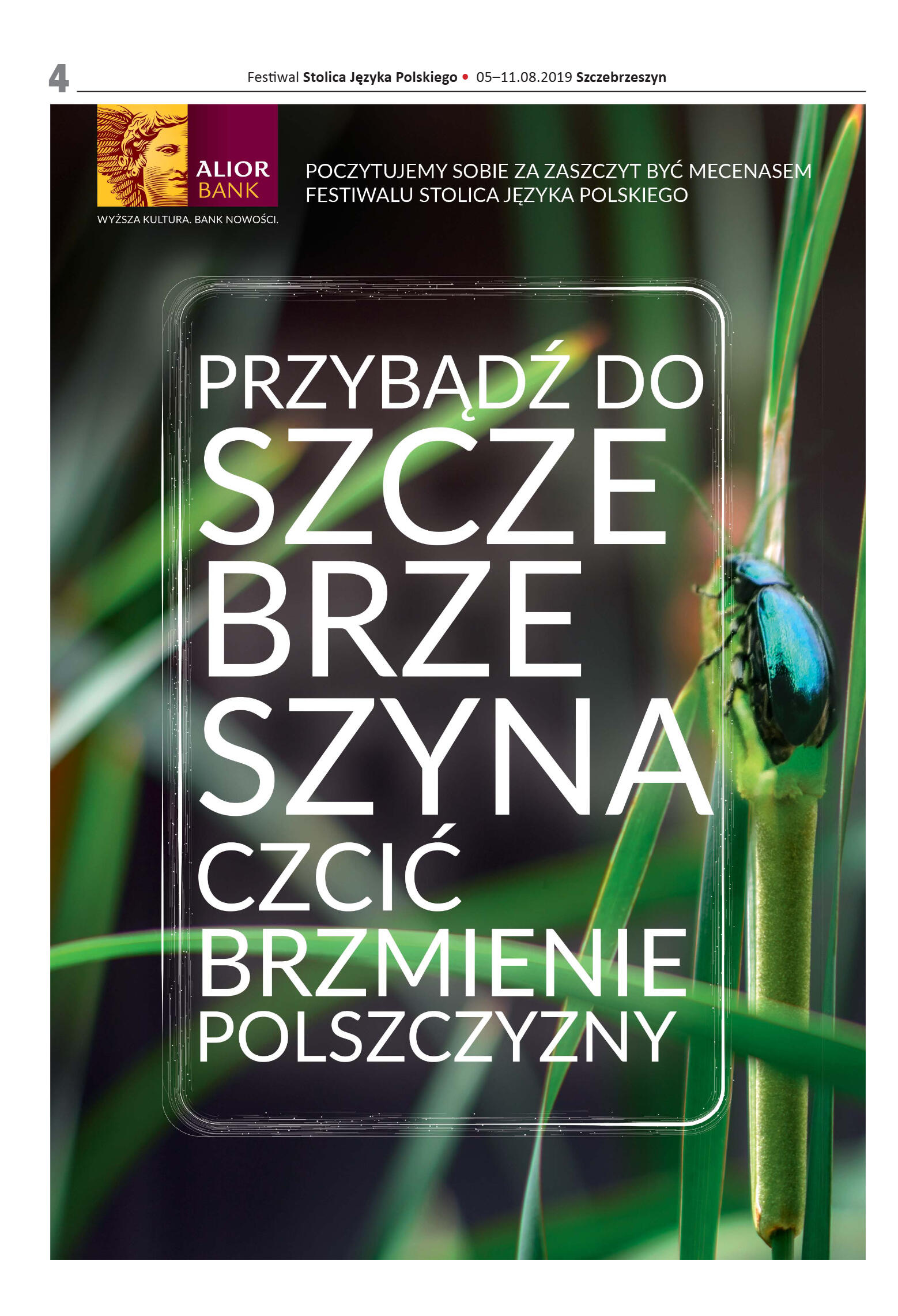 Gazetka Festiwal Języka Polskiego - strona 4