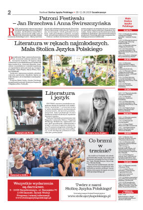Gazetka Festiwal Języka Polskiego - strona 2