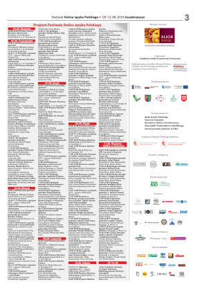 Gazetka Festiwal Języka Polskiego - strona 3