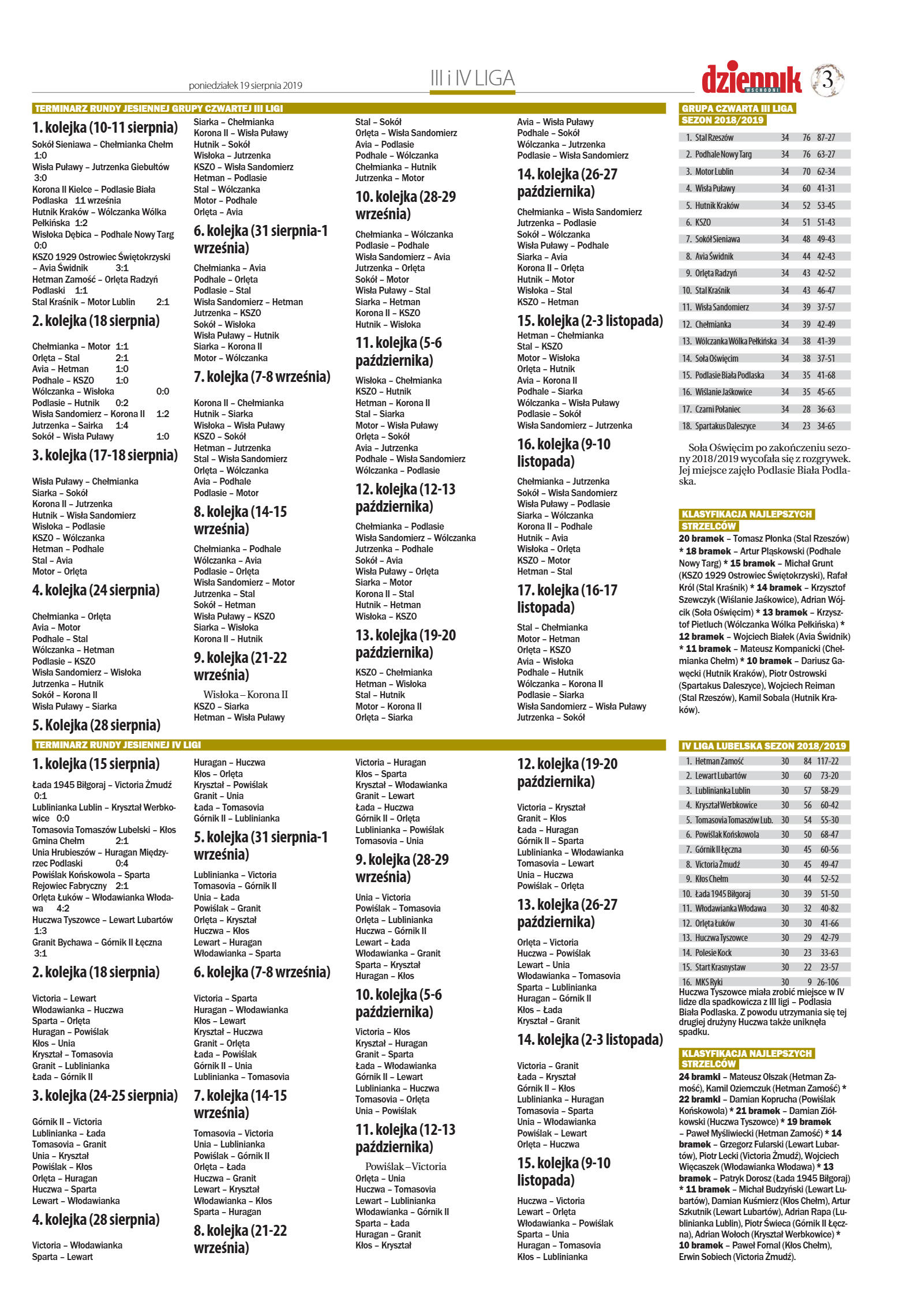 Piłkarski Dziennik w regionie - jesień  - strona 3