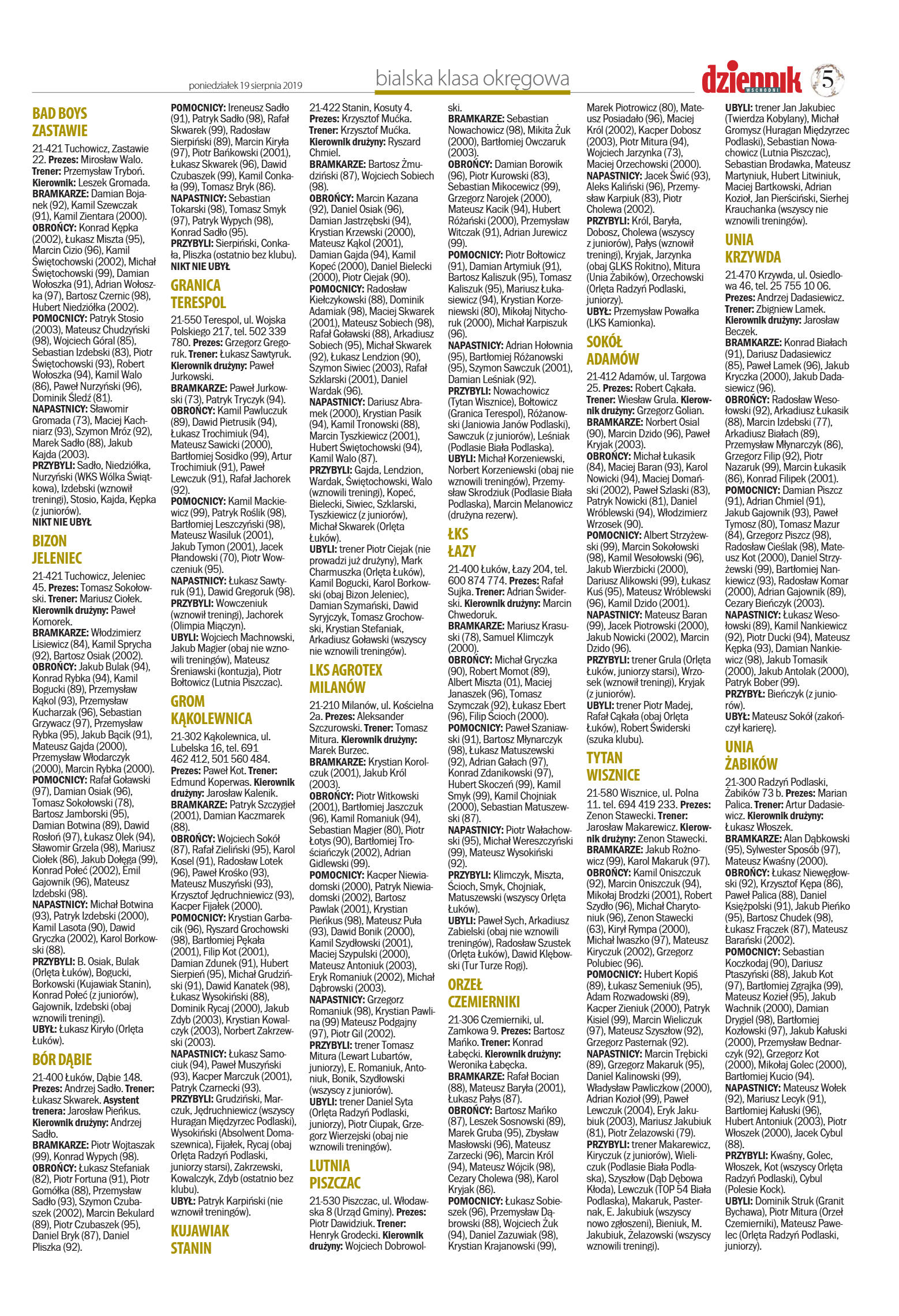 Piłkarski Dziennik w regionie - jesień  - strona 5