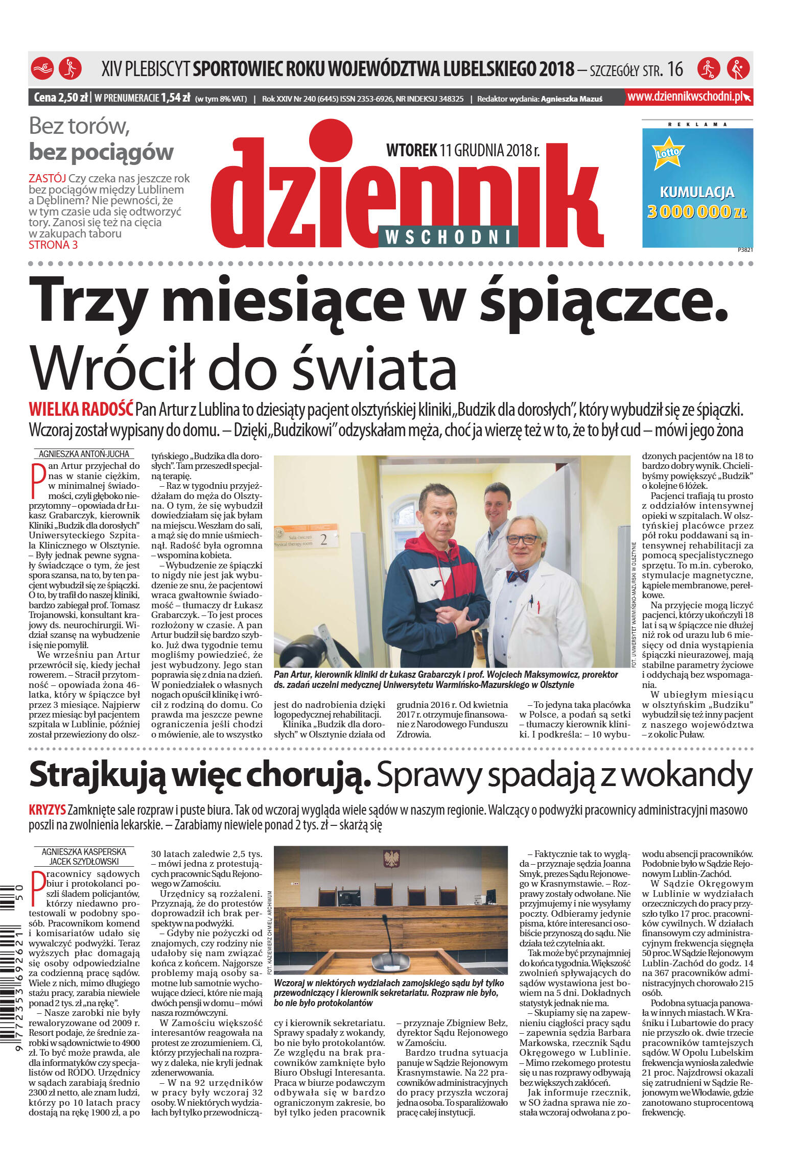 Dziennik Wschodni - strona 1