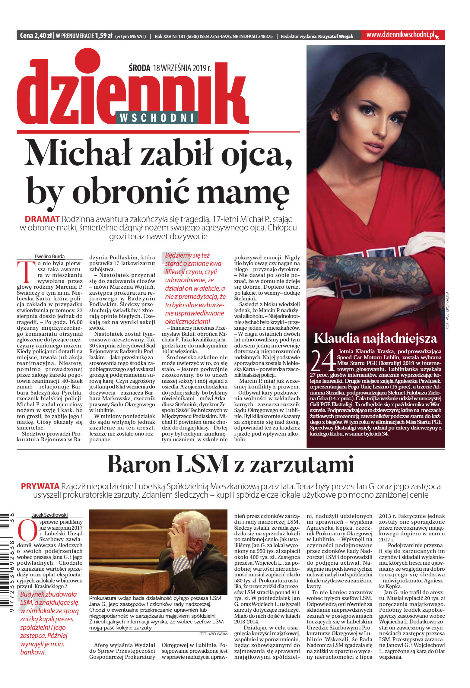 Wydanie główne - strona 1