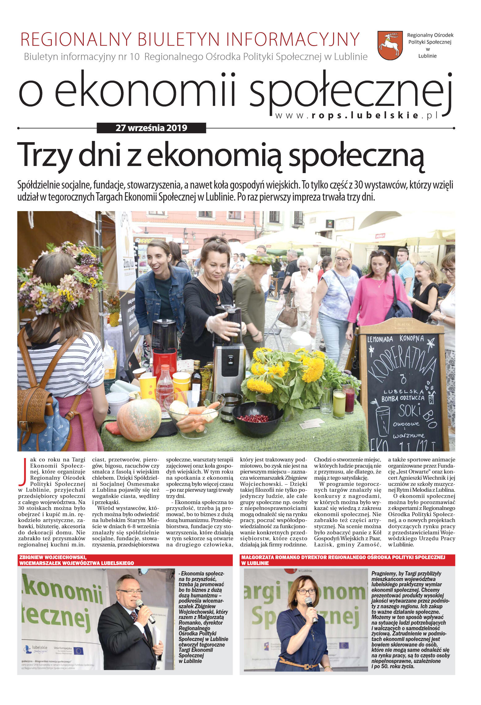 Dodatek - Regionalny Ośrodek Polityki Społecznej - strona 1