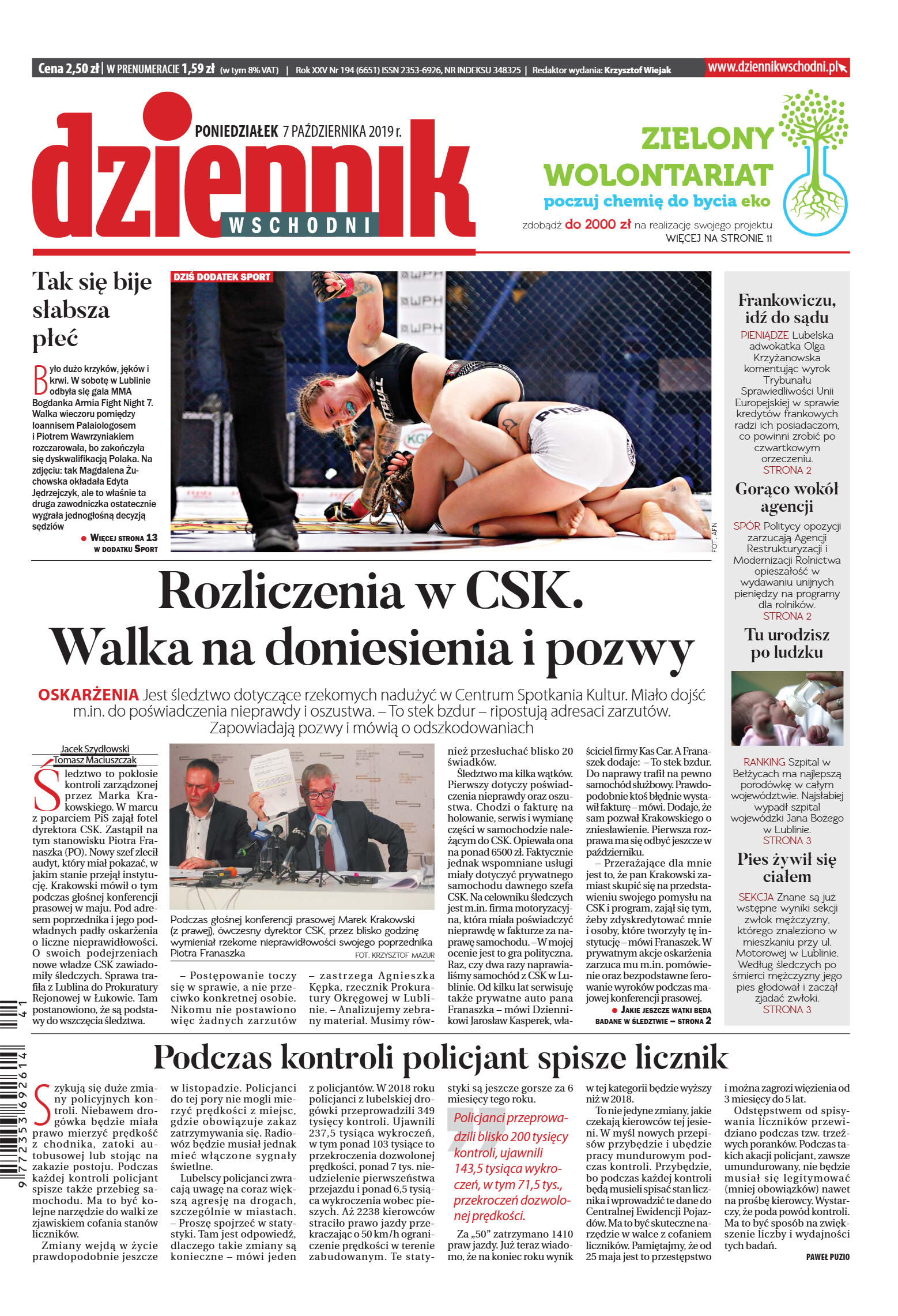 Wydanie główne - strona 1