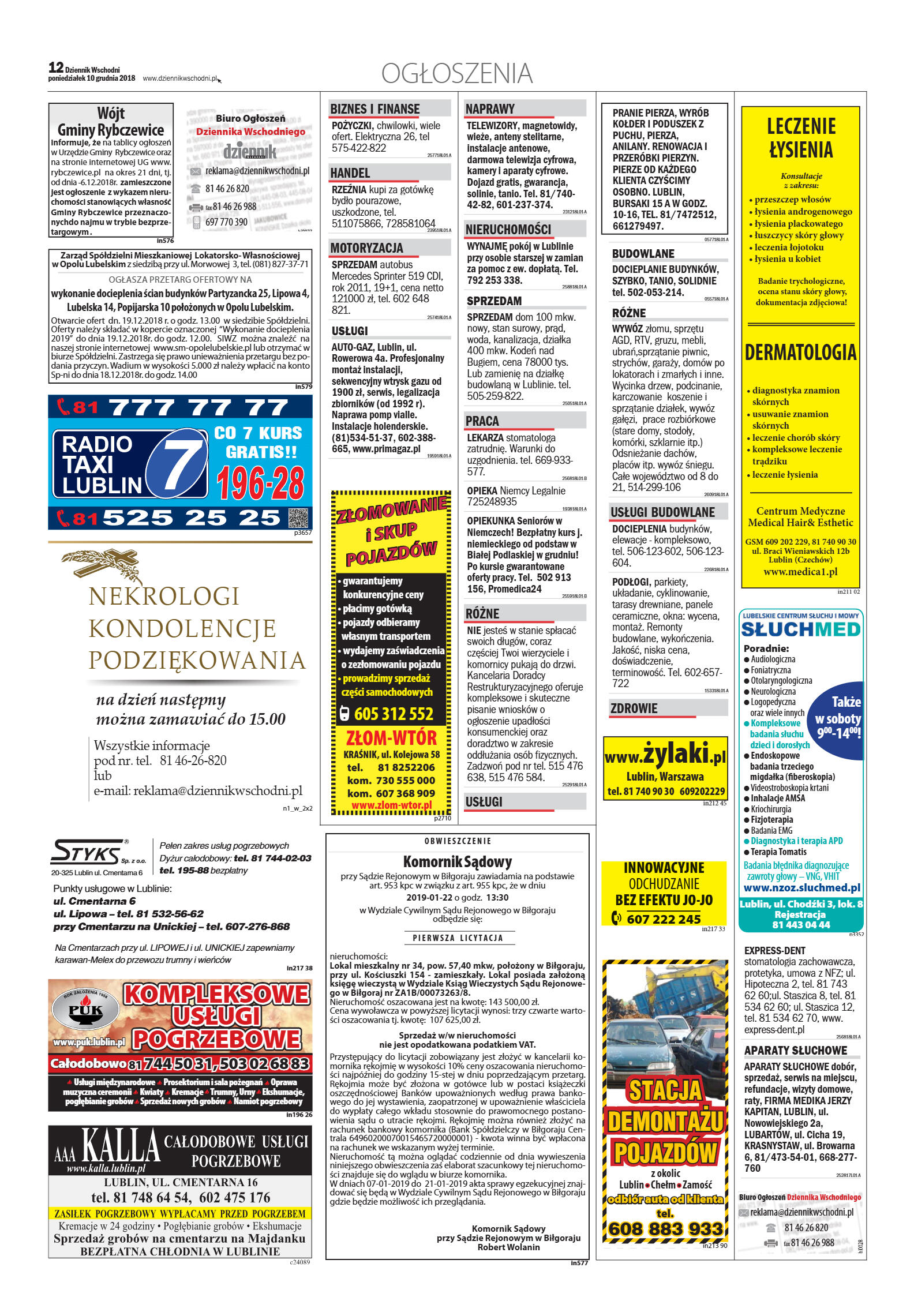 Dziennik Wschodni - wydanie główne - strona 12