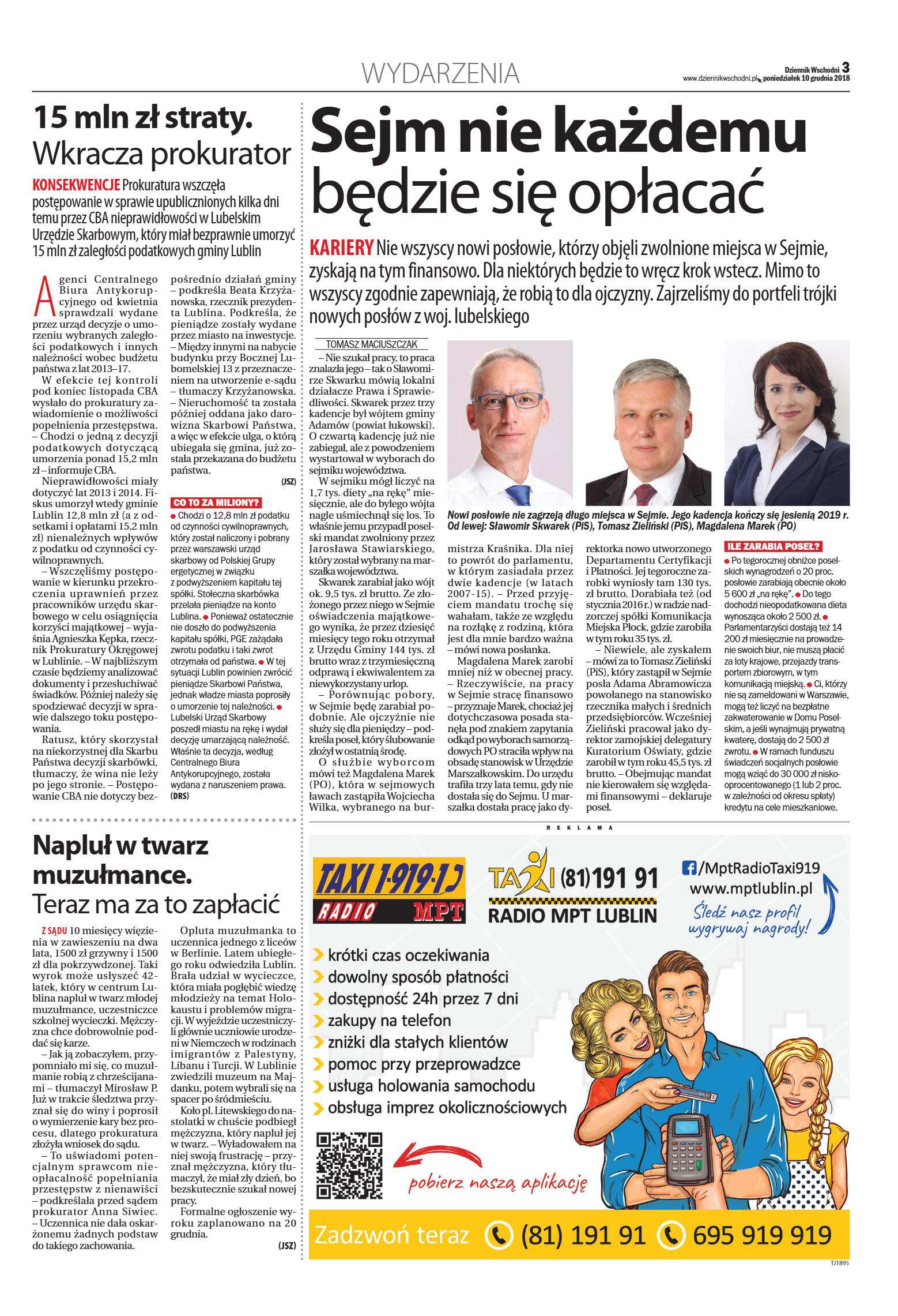 Dziennik Wschodni - wydanie główne - strona 3