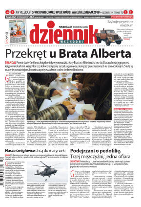 Dziennik Wschodni - wydanie główne - strona 1