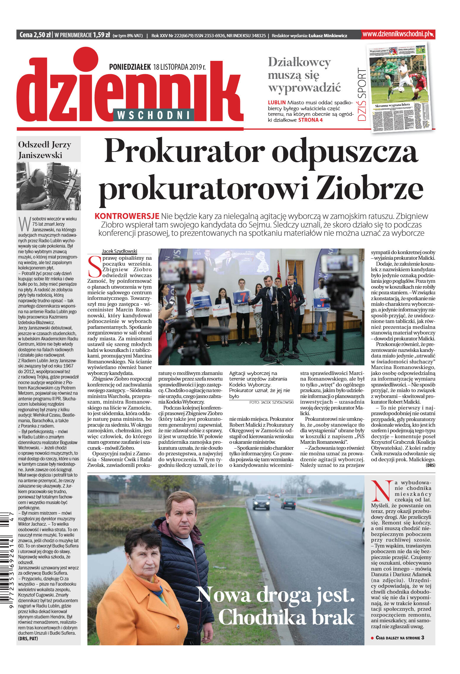 Wydanie główne - strona 1