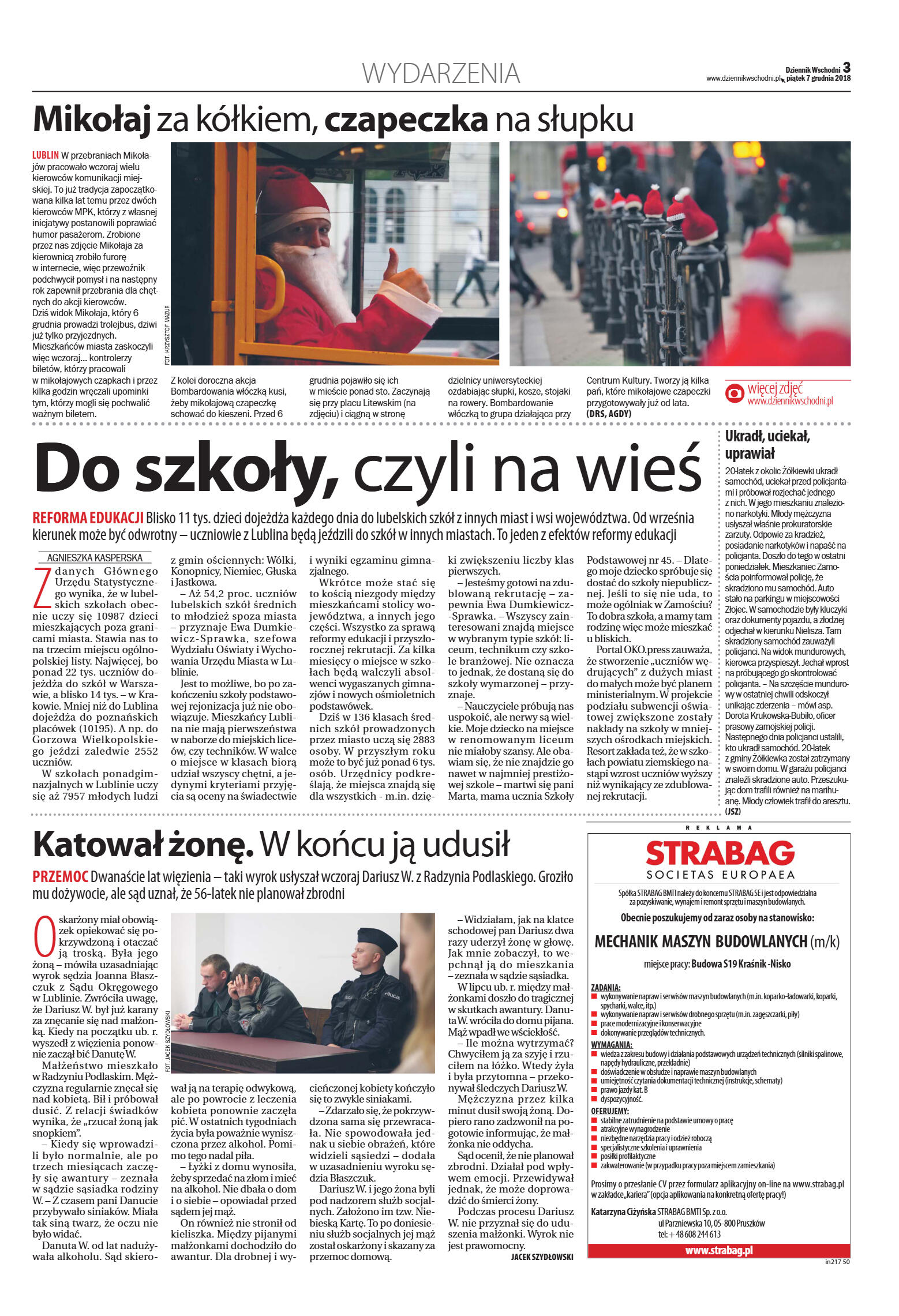 Dziennik Wschodni - wydanie główne - strona 3